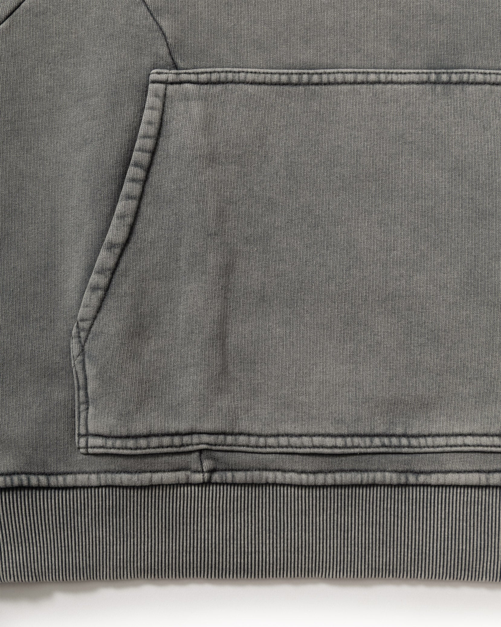 ACID WASHED HOODIE LIGHT GREY - Image 11