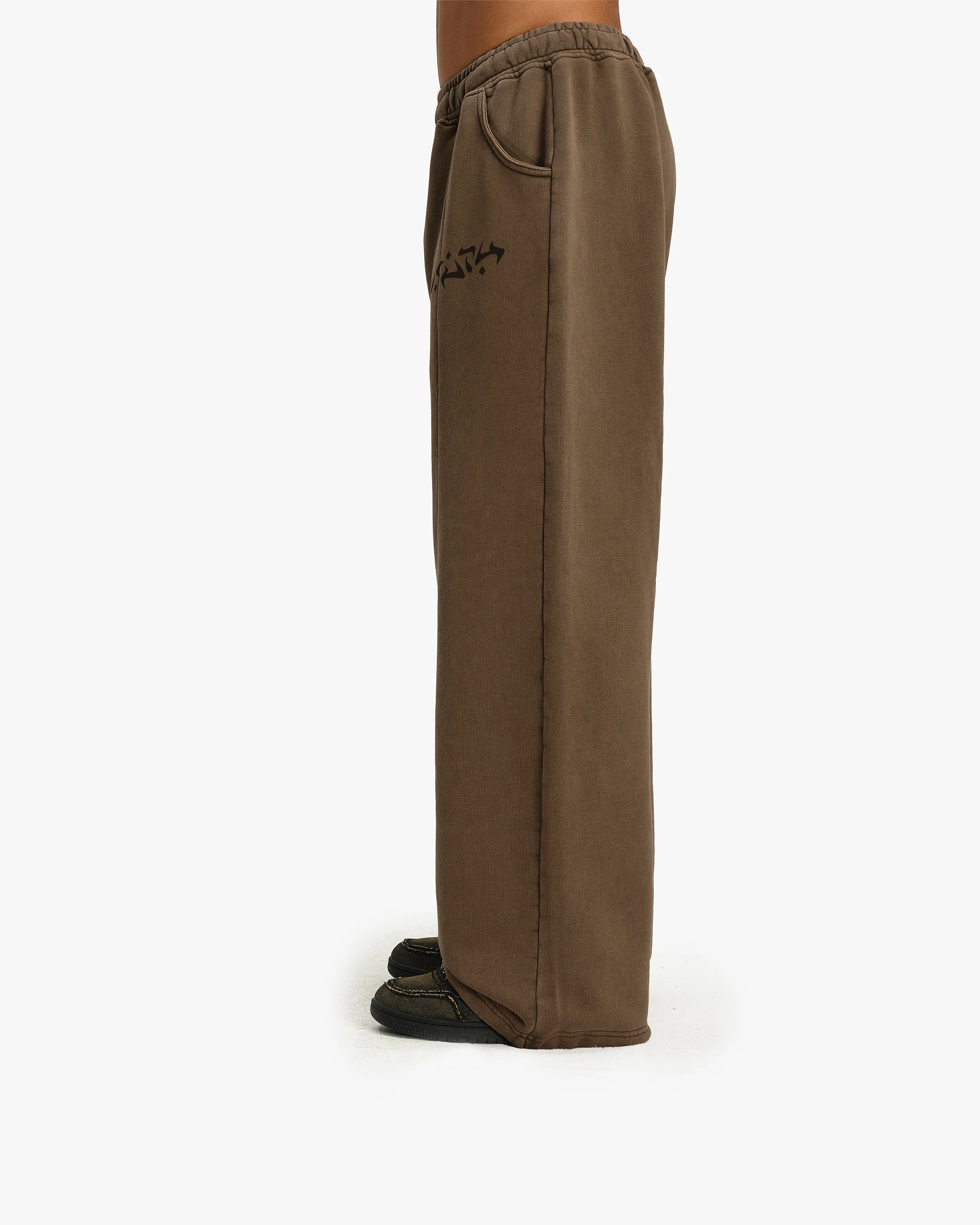 ACID WASHED JOGGER BROWN - Image 5