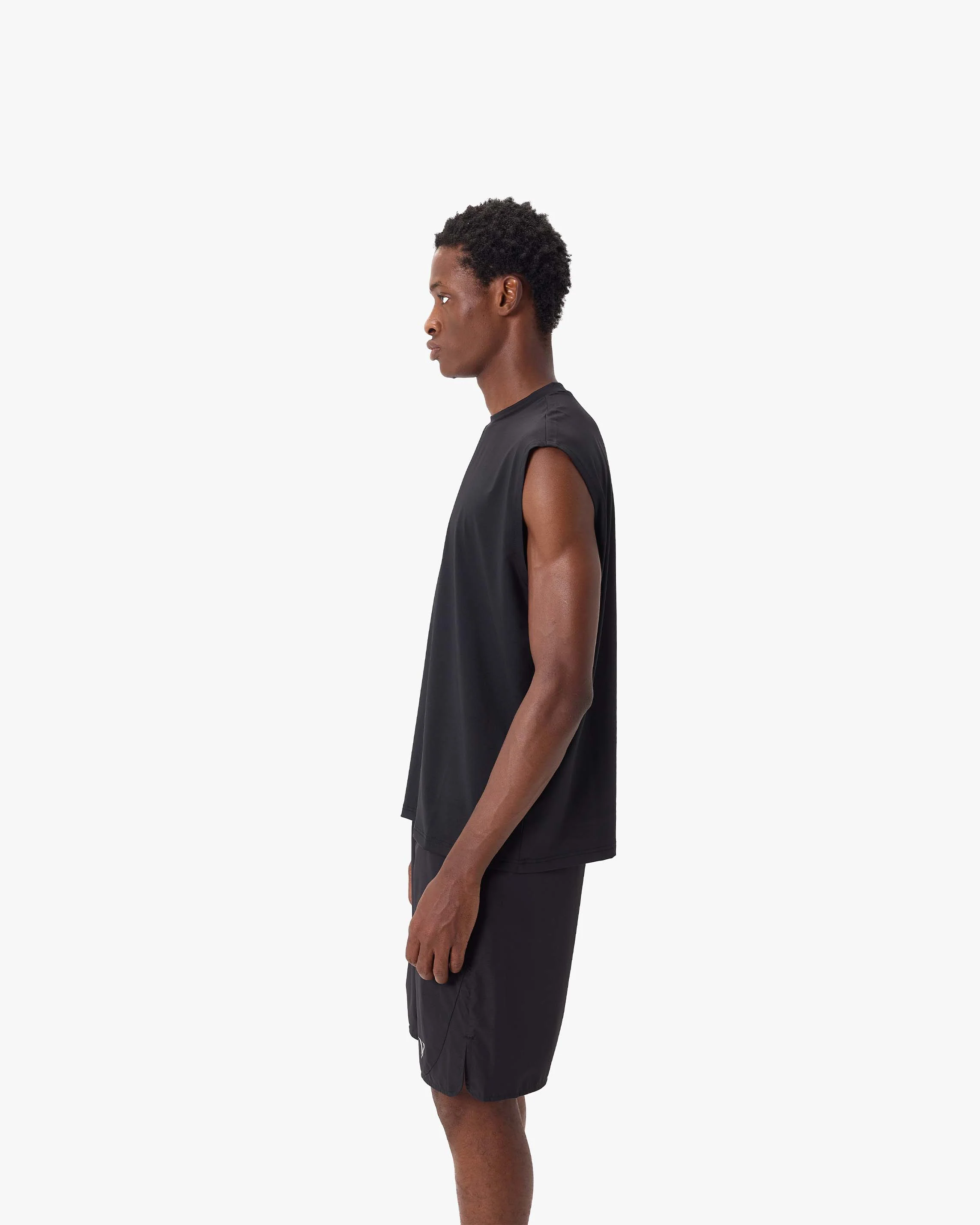 ACTIVEWEAR BOXY TANKTOP BLACK - Image 5