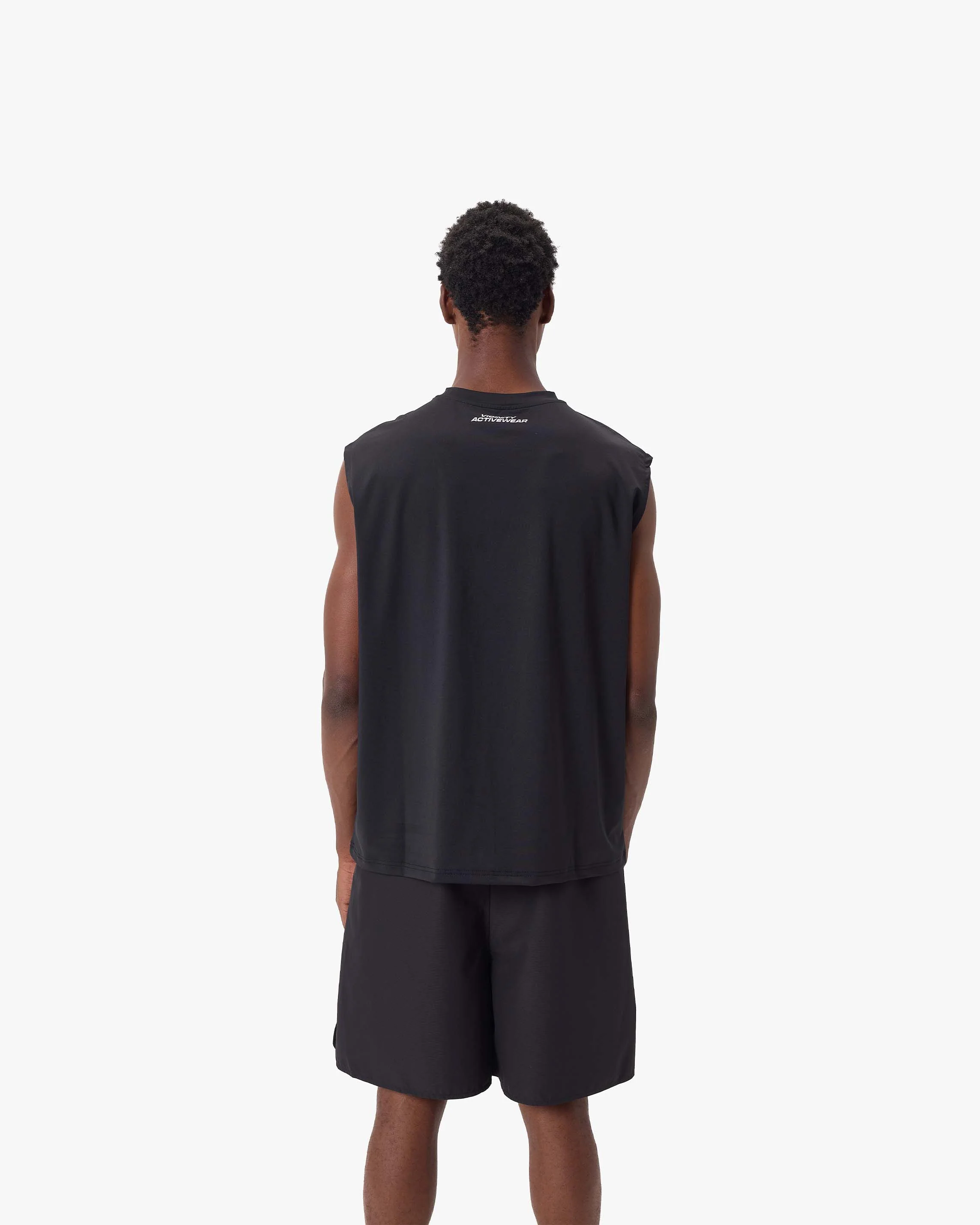 ACTIVEWEAR BOXY TANKTOP BLACK - Image 6