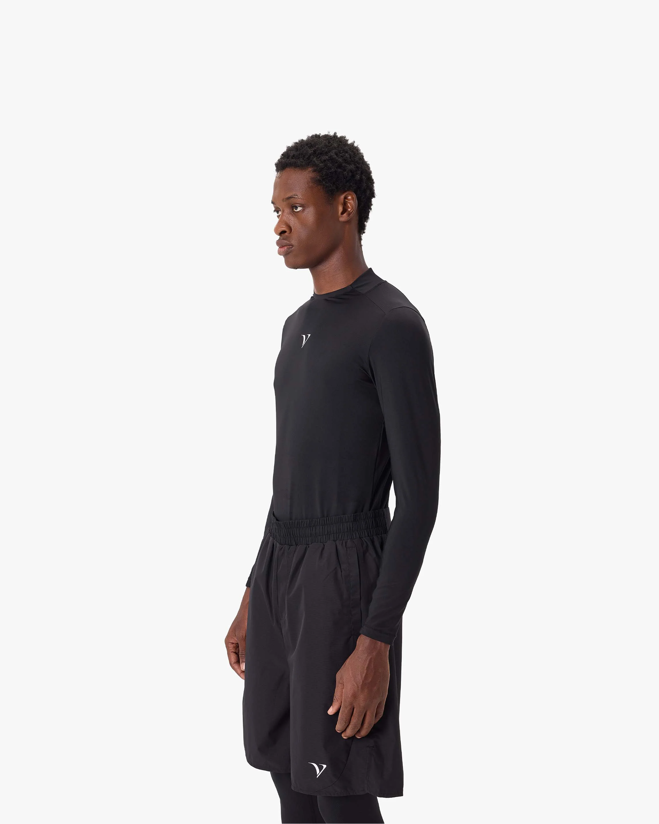 ACTIVEWEAR COMPRESSION LONGSLEEVE BLACK - Image 4