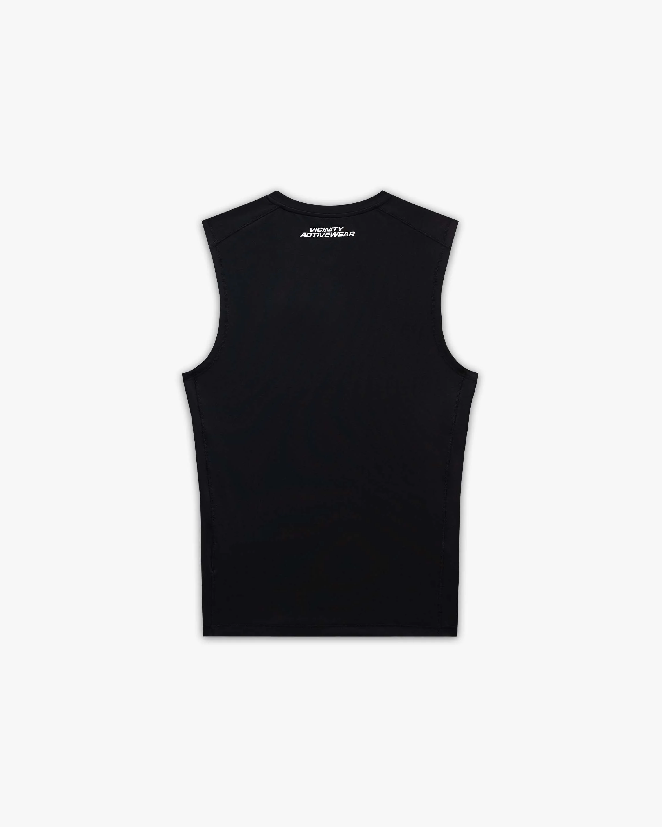 ACTIVEWEAR COMPRESSION TANKTOP BLACK - Image 7