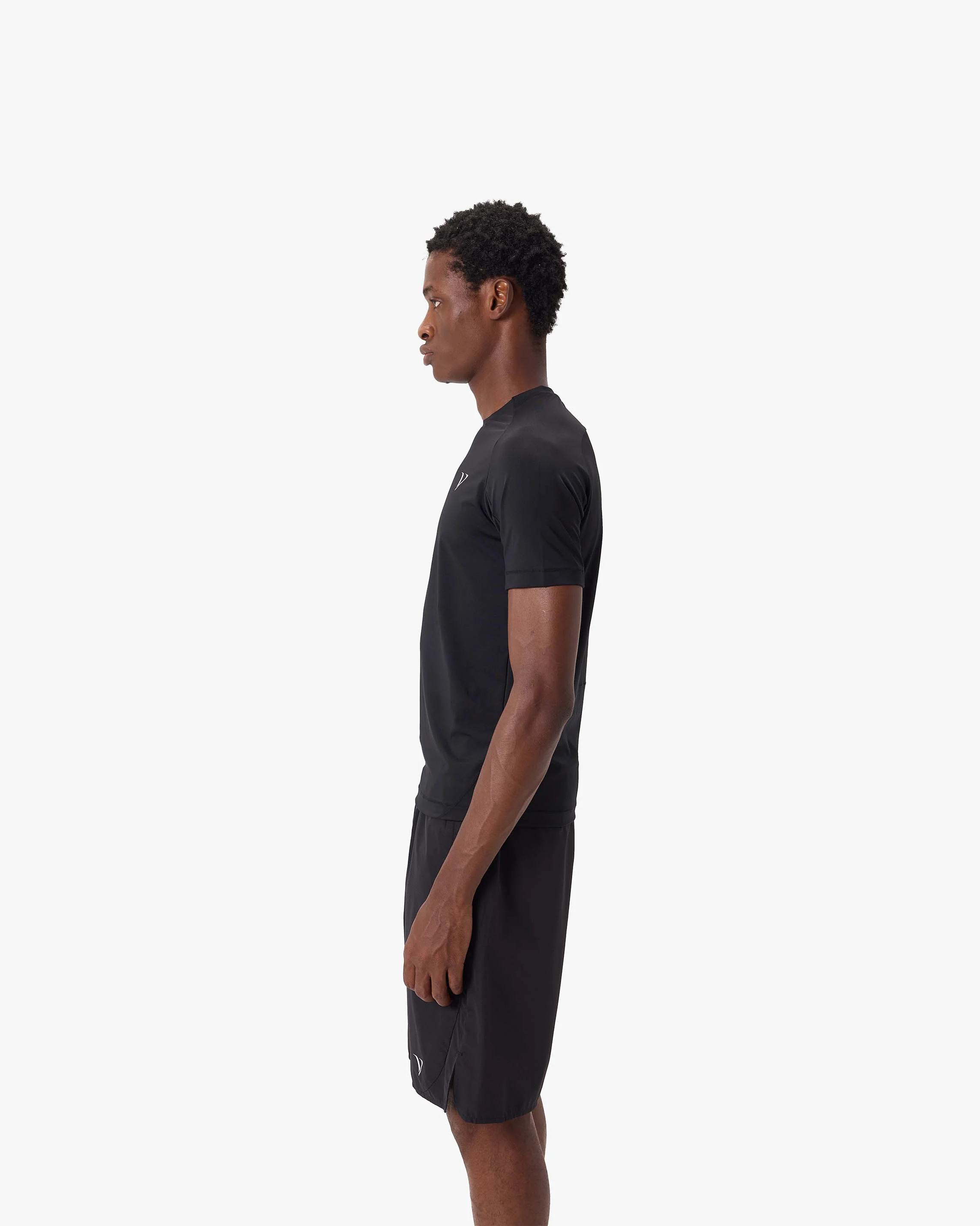 ACTIVEWEAR COMPRESSION TEE BLACK - Image 5