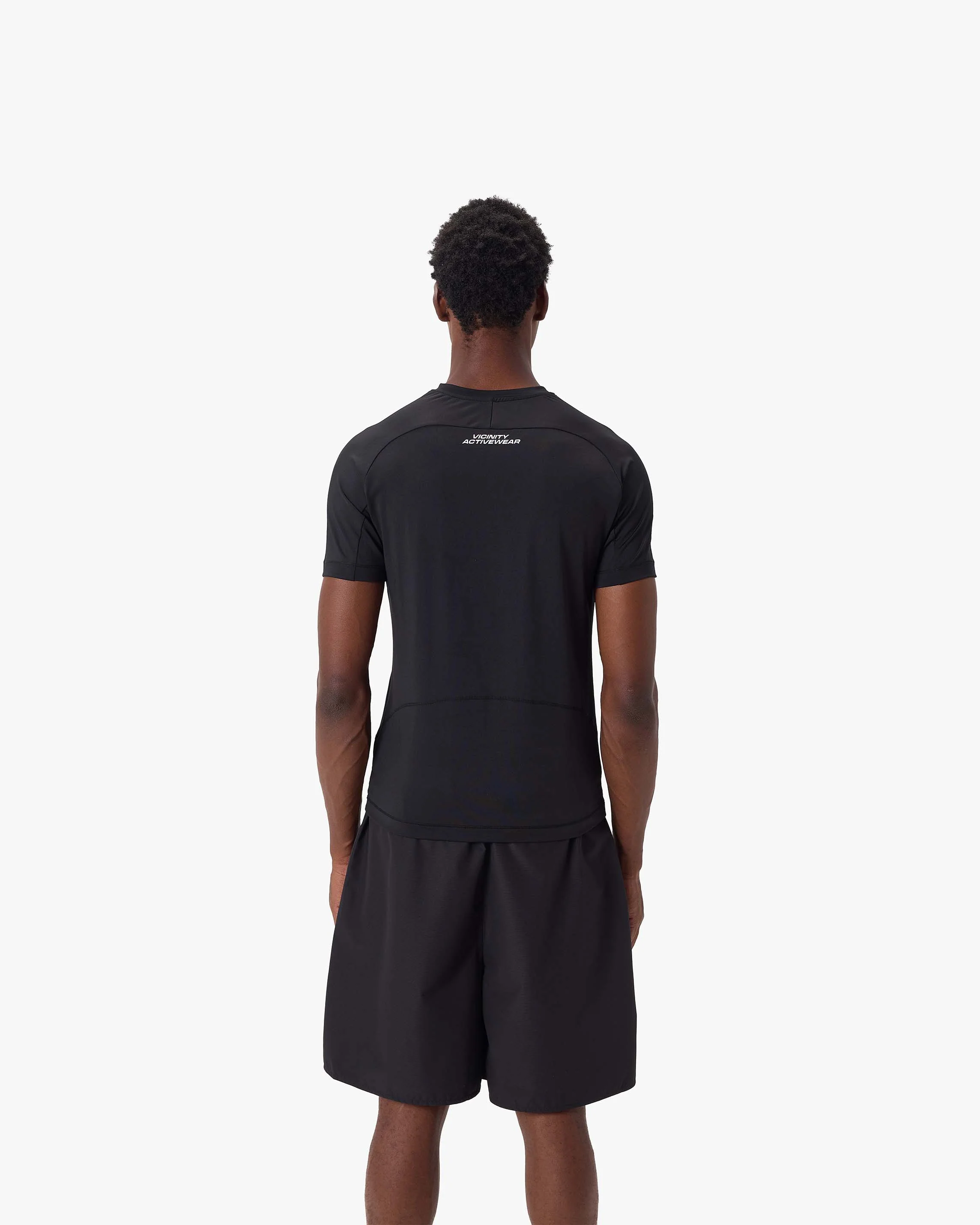 ACTIVEWEAR COMPRESSION TEE BLACK - Image 6