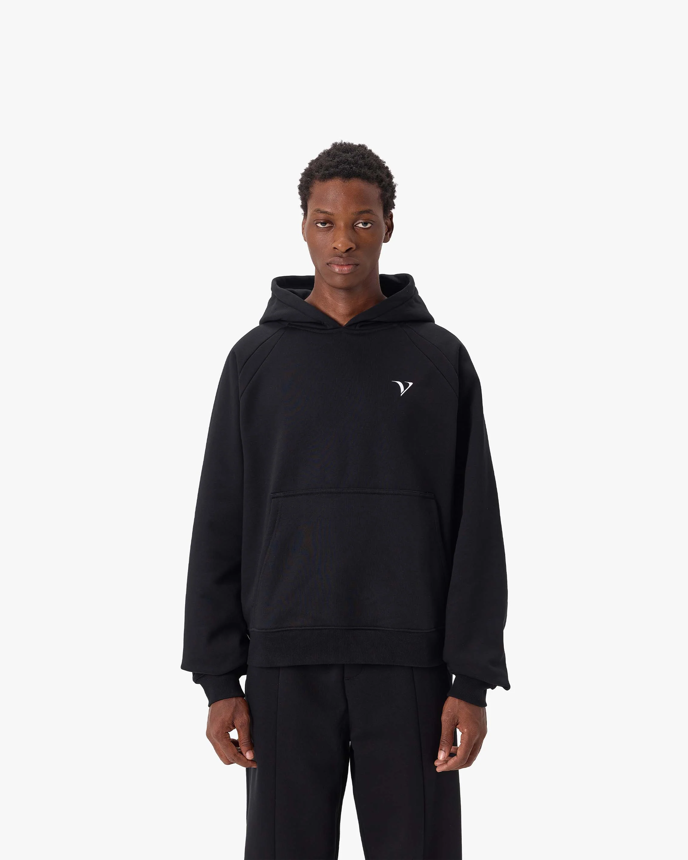 ACTIVEWEAR HOODIE BLACK - Image 3