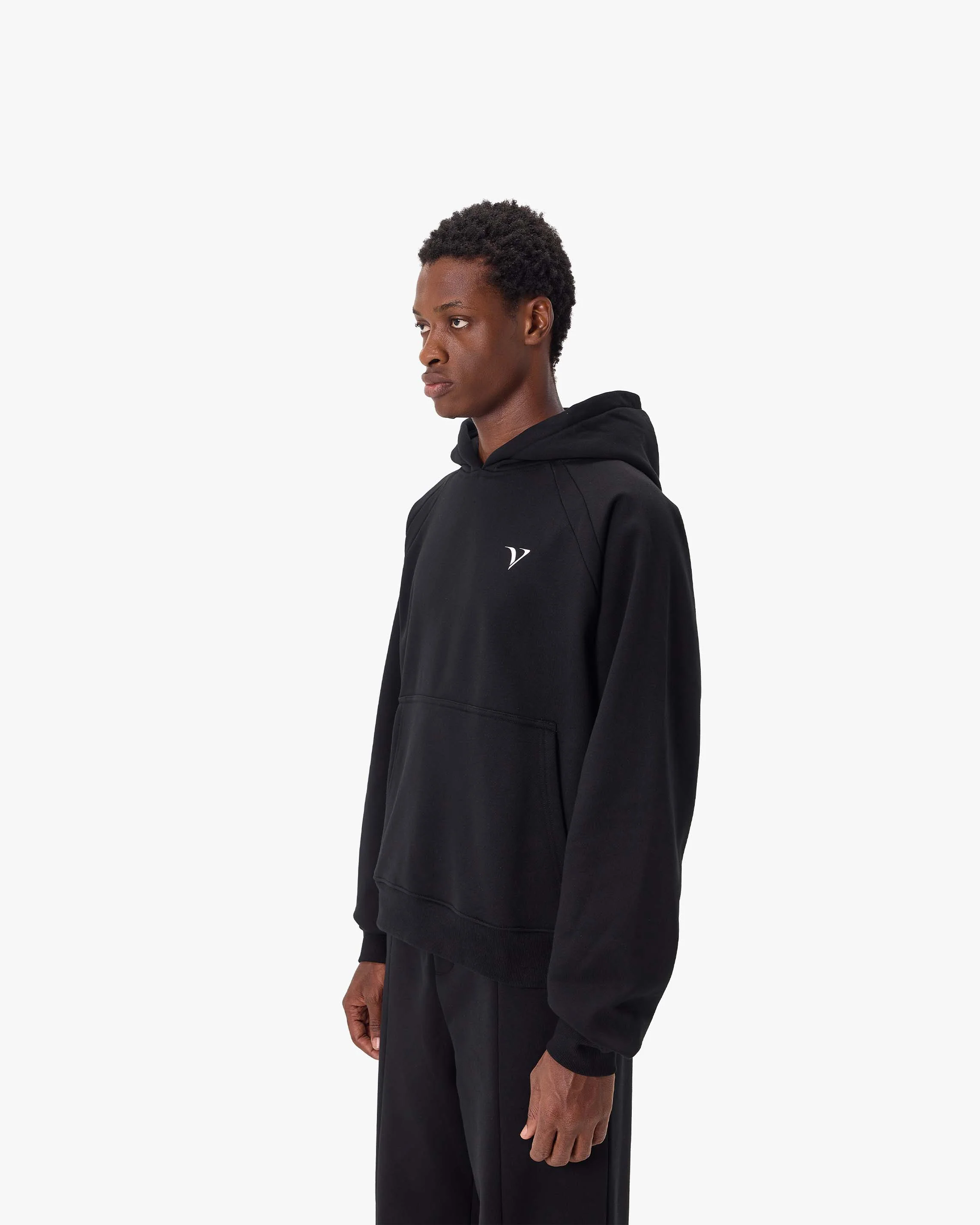 ACTIVEWEAR HOODIE BLACK - Image 4