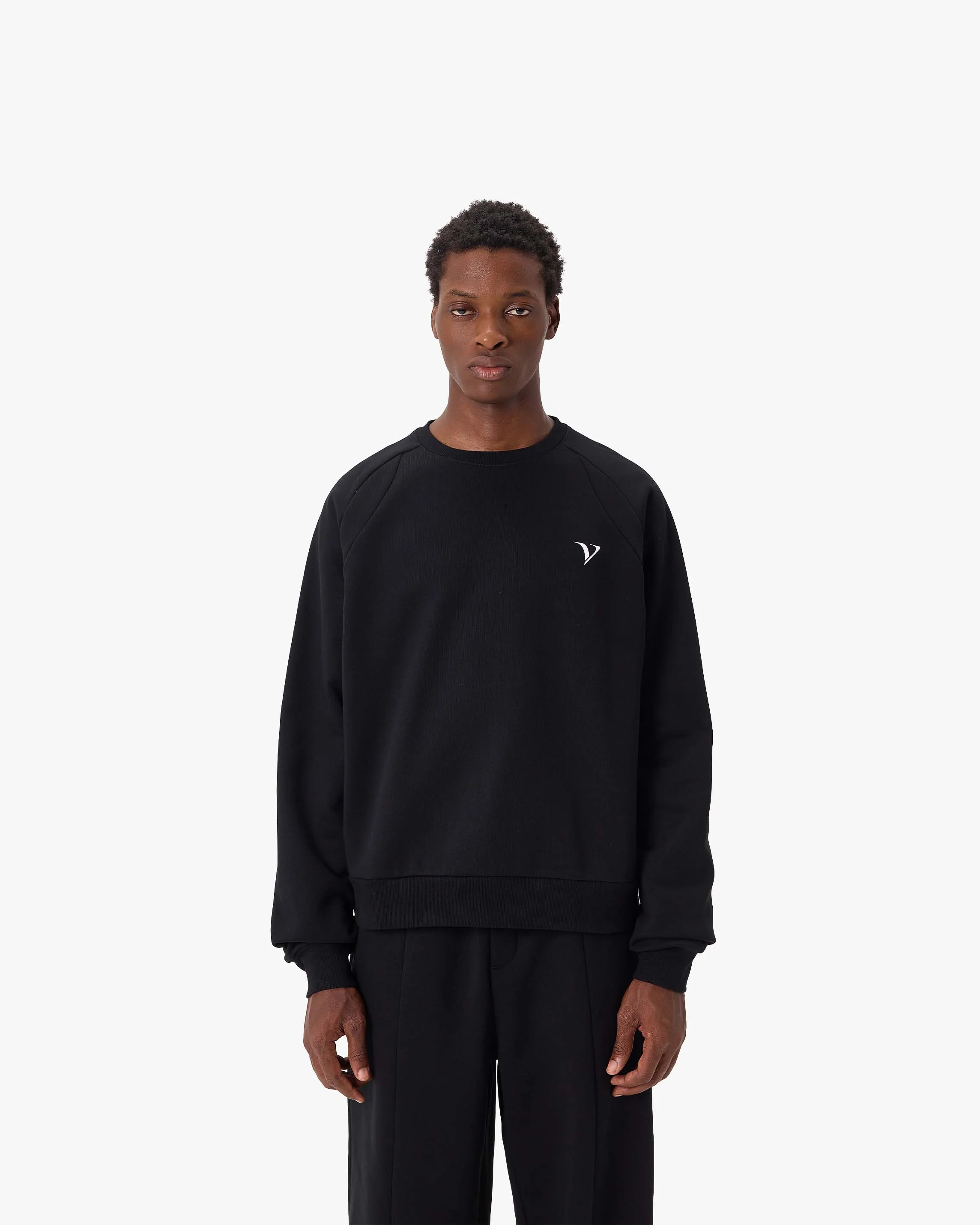 ACTIVEWEAR SWEATER BLACK - Image 3