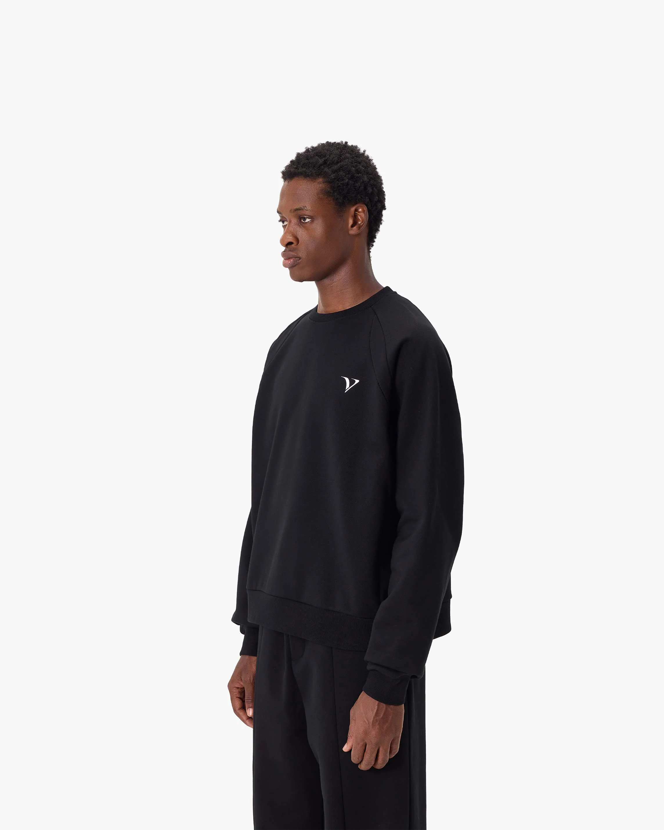 ACTIVEWEAR SWEATER BLACK - Image 4