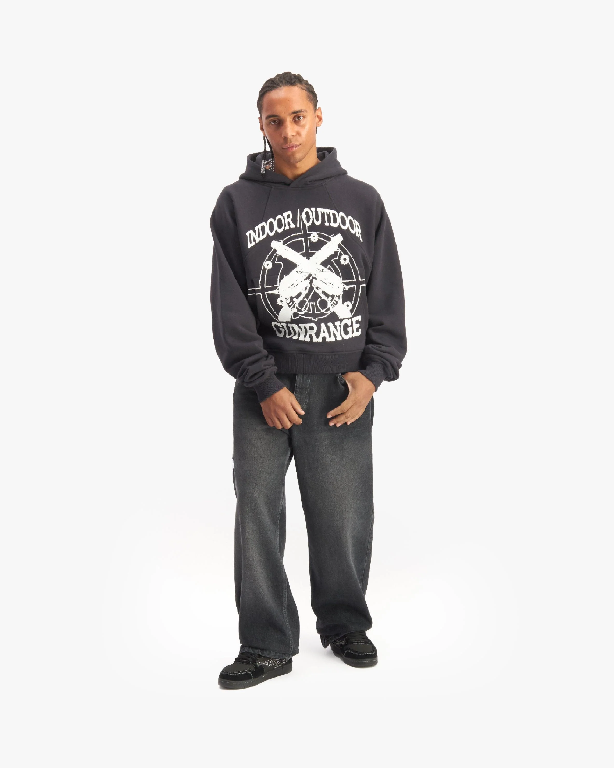 AKIMBO HOODIE DARK GREY - Image 8