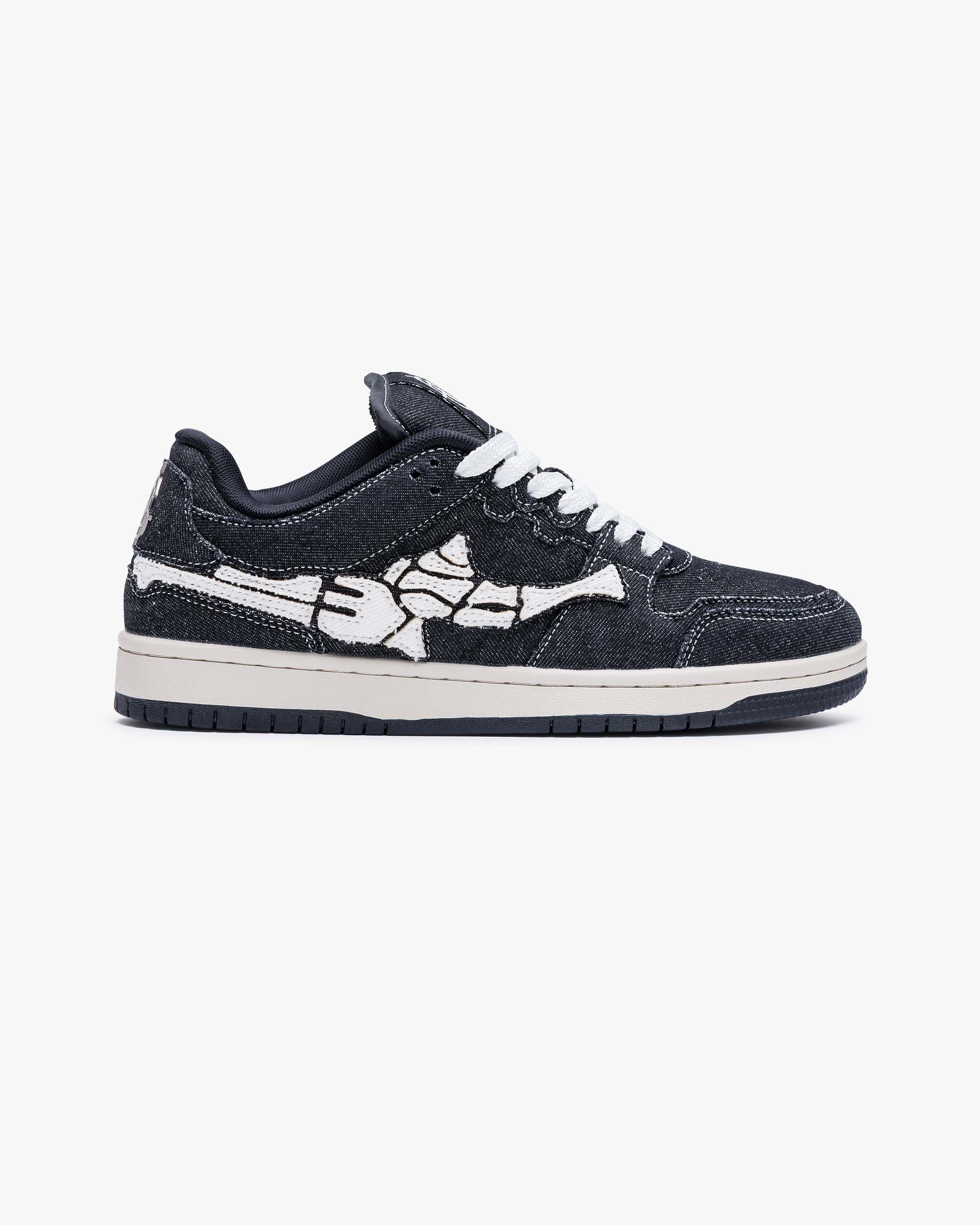 AKIMBO LOWS "SELVEDGE DENIM BLACK"
