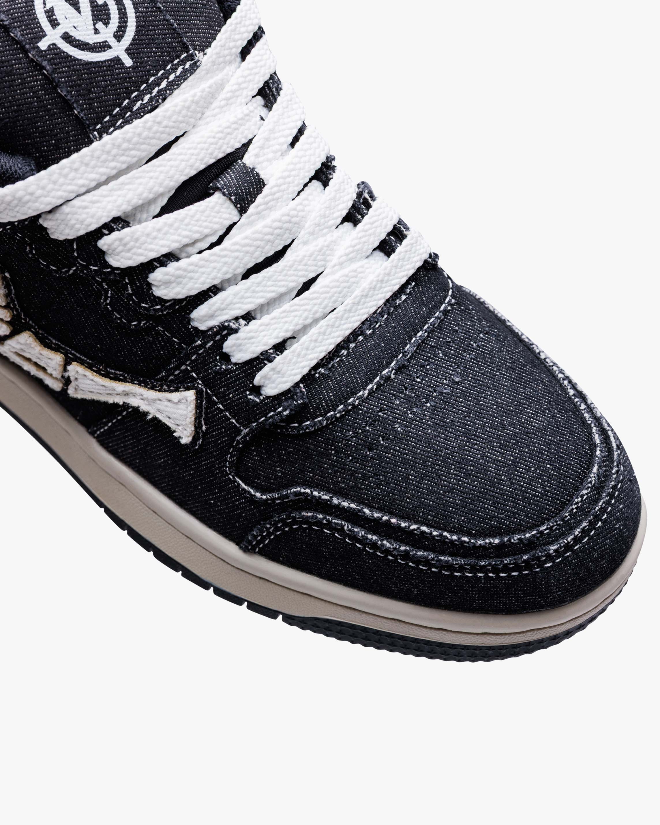 AKIMBO LOWS "SELVEDGE DENIM BLACK" - Image 12