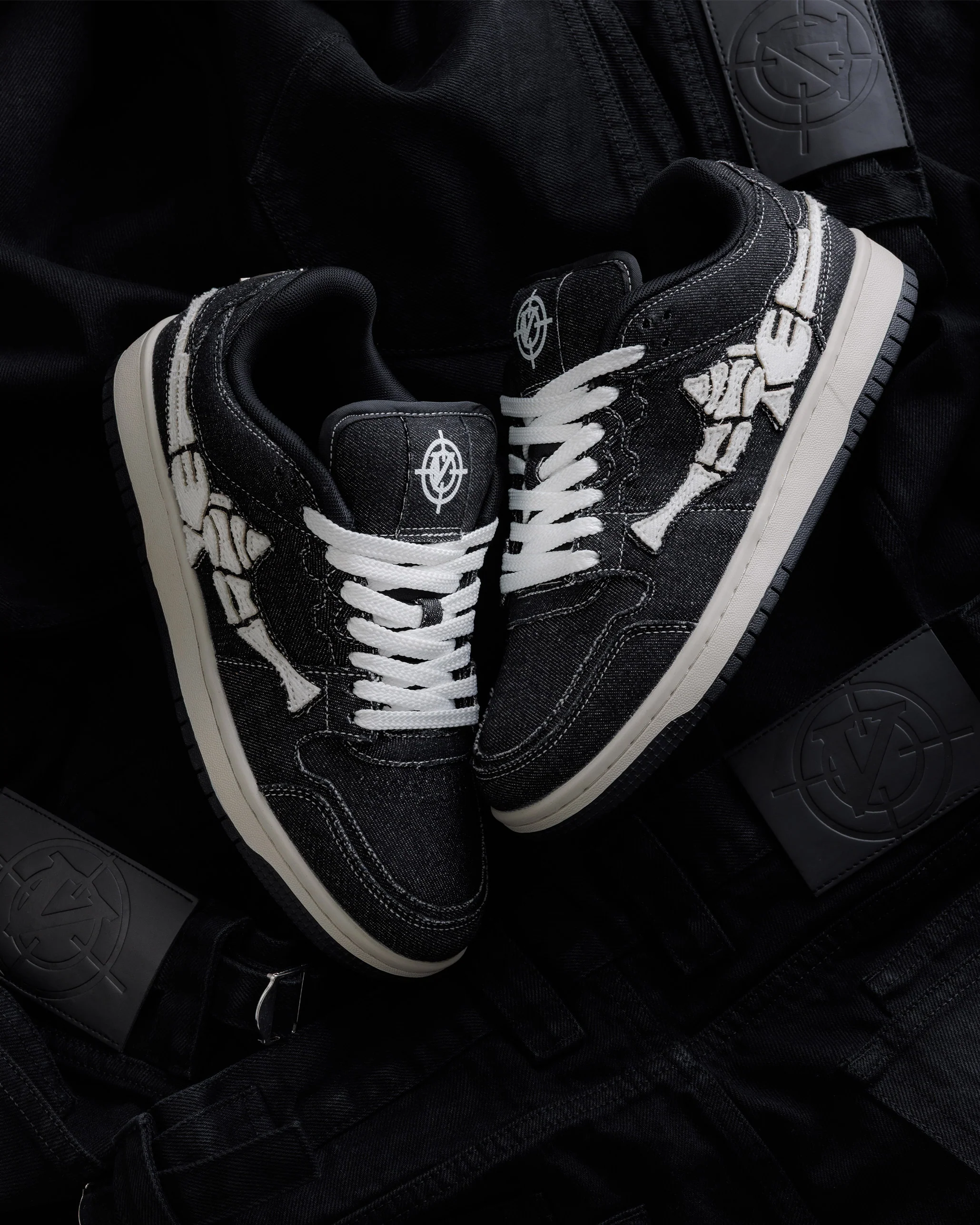 AKIMBO LOWS "SELVEDGE DENIM BLACK" - Image 2