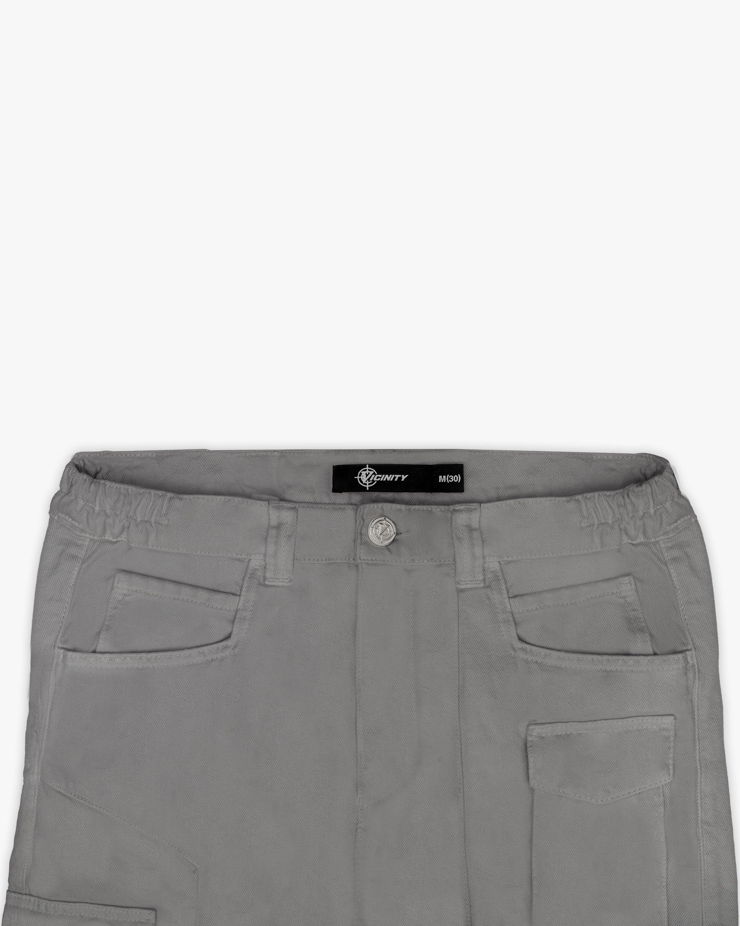 ASYMETRICAL CARGOPANTS DARK GREY - Image 7
