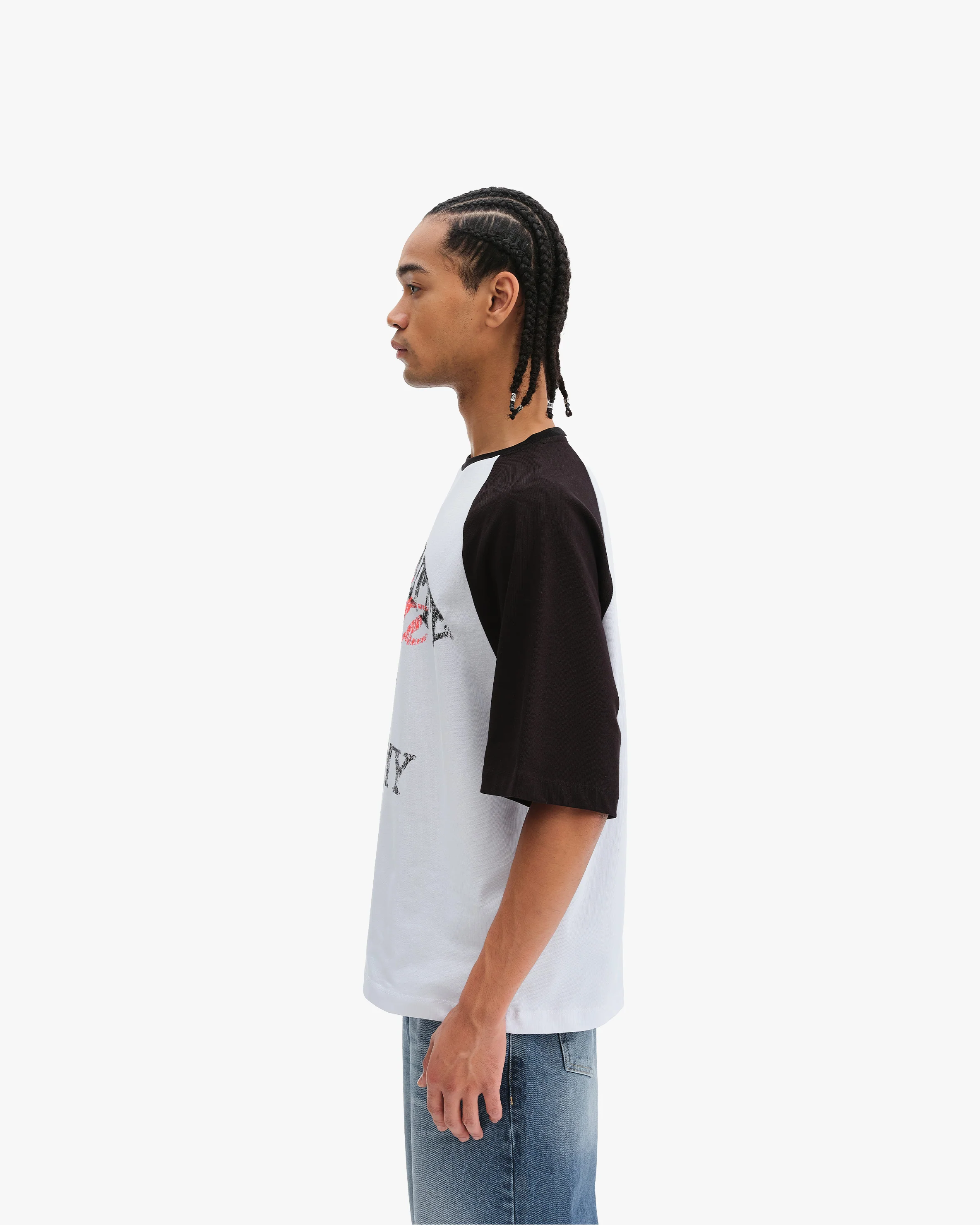 BICOLOR PUBLIC INSTITUTE TEE BLACK/WHITE - Image 4