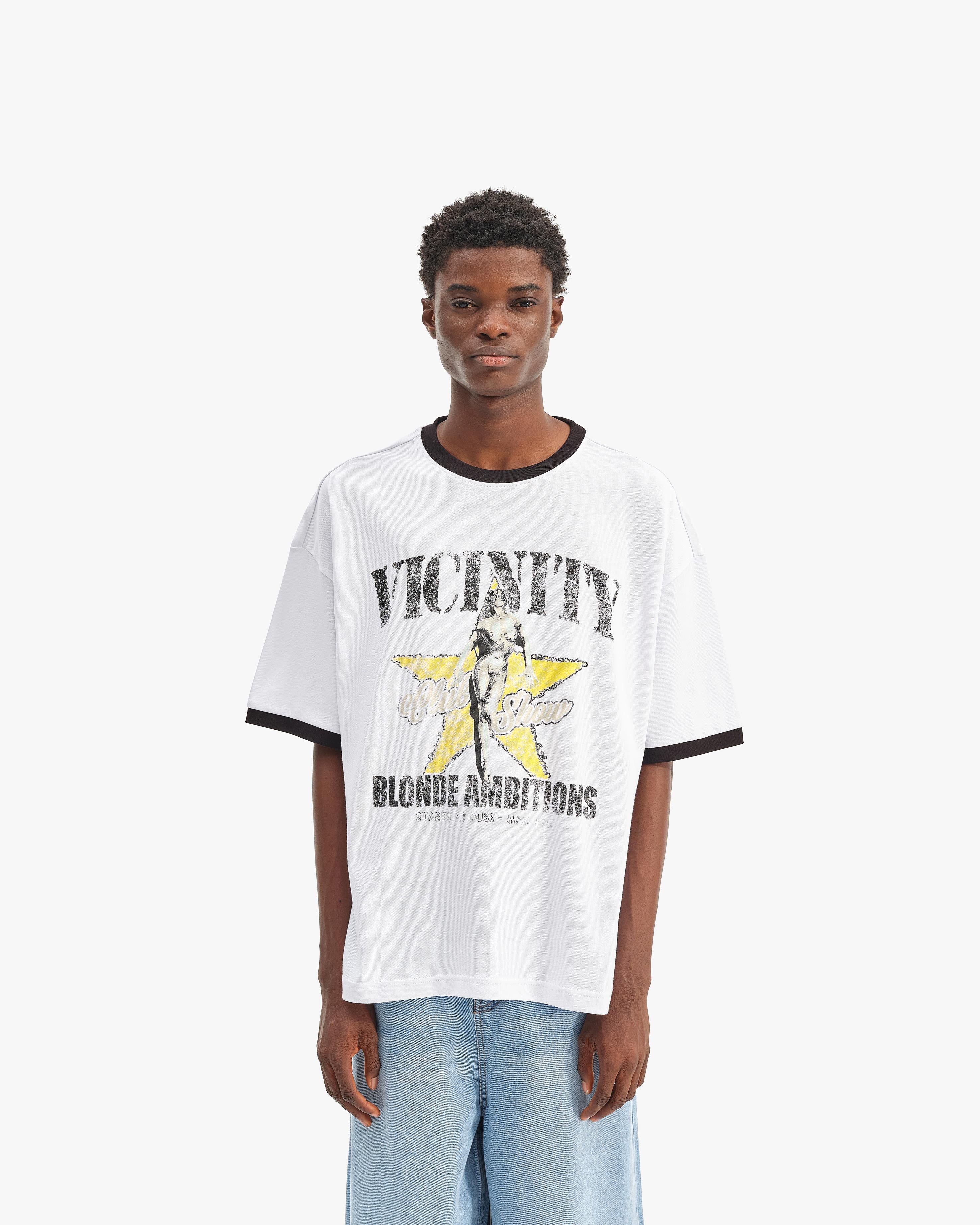 BLONDE AMBITIONS TEE WHITE - Image 3