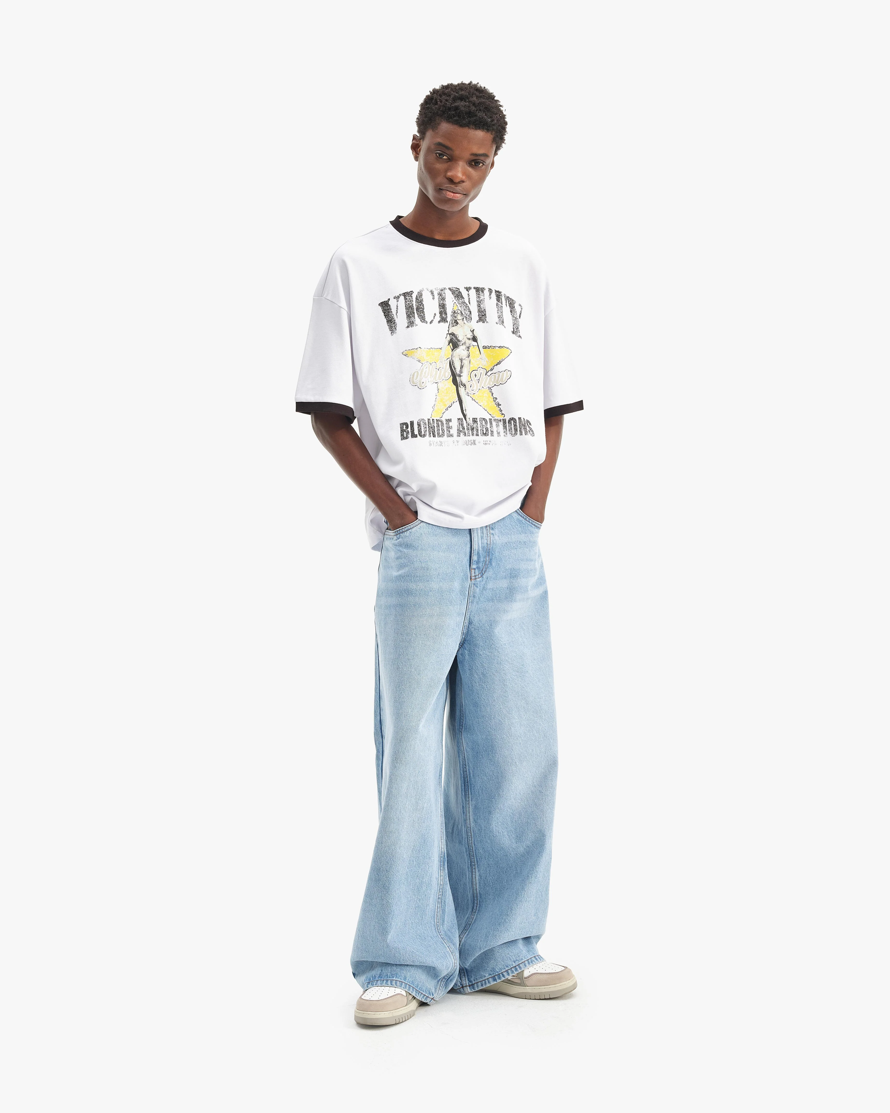 BLONDE AMBITIONS TEE WHITE - Image 8