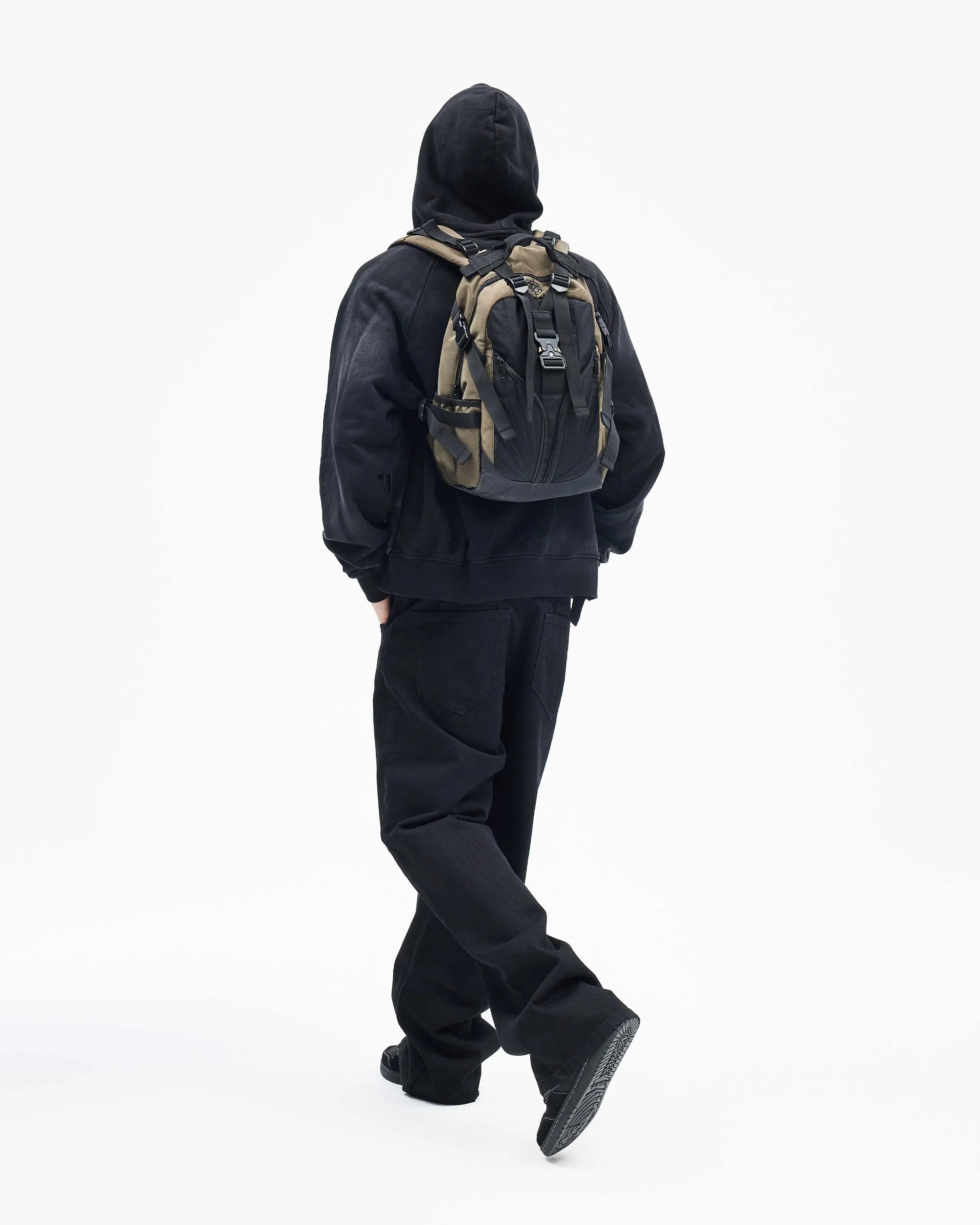 BUCKLE BACKPACK - MILITARY GREEN - Image 7