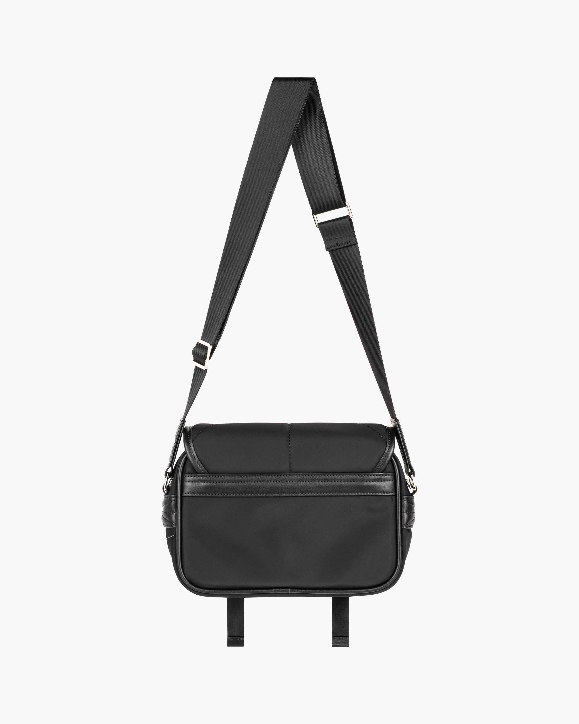 BUCKLE SHOULDER BAG - BLACK - Image 6