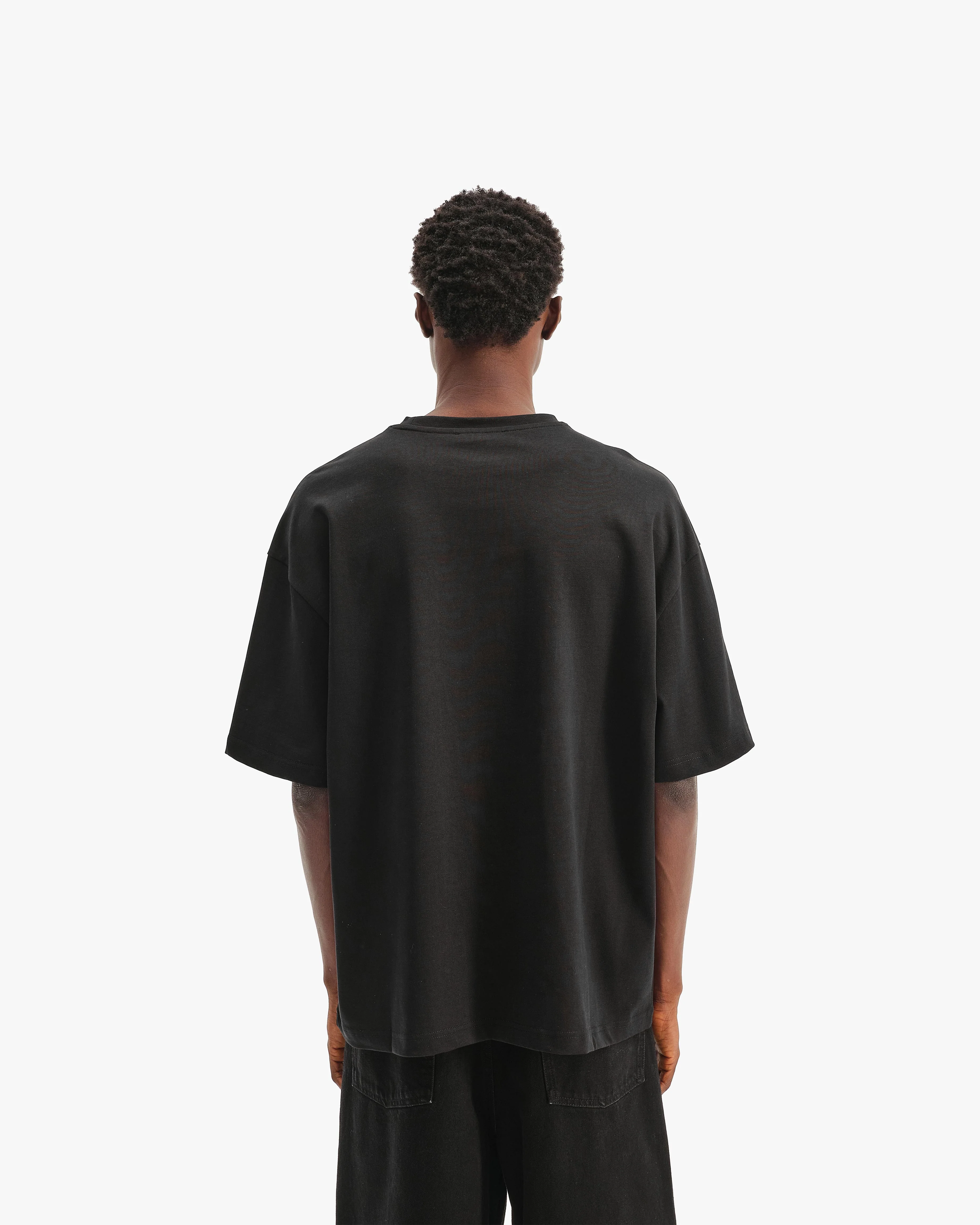 CHAMP EMBLEM TEE WHITE/BLACK - Image 6