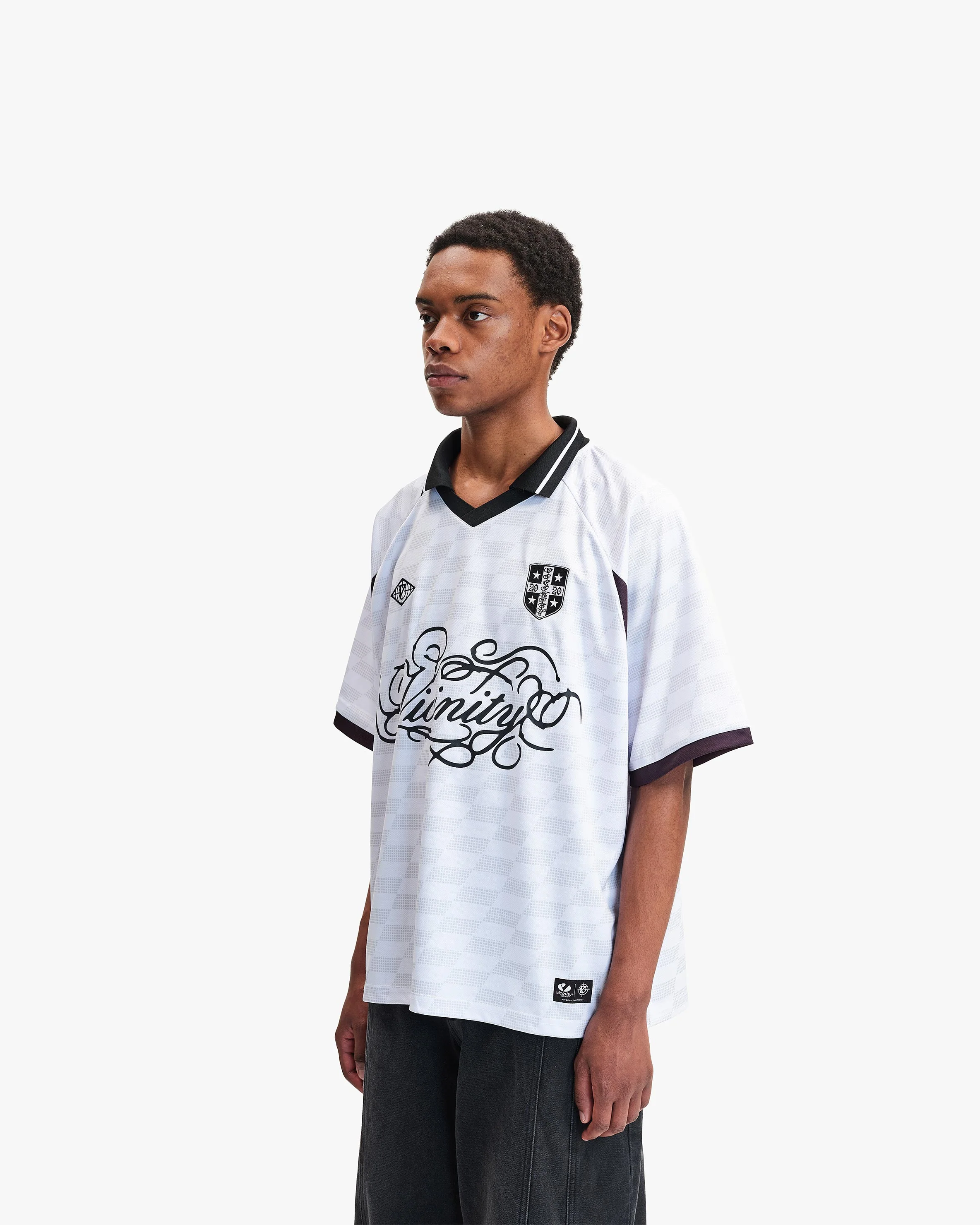 CHECKERED BW JERSEY WHITE - Image 4