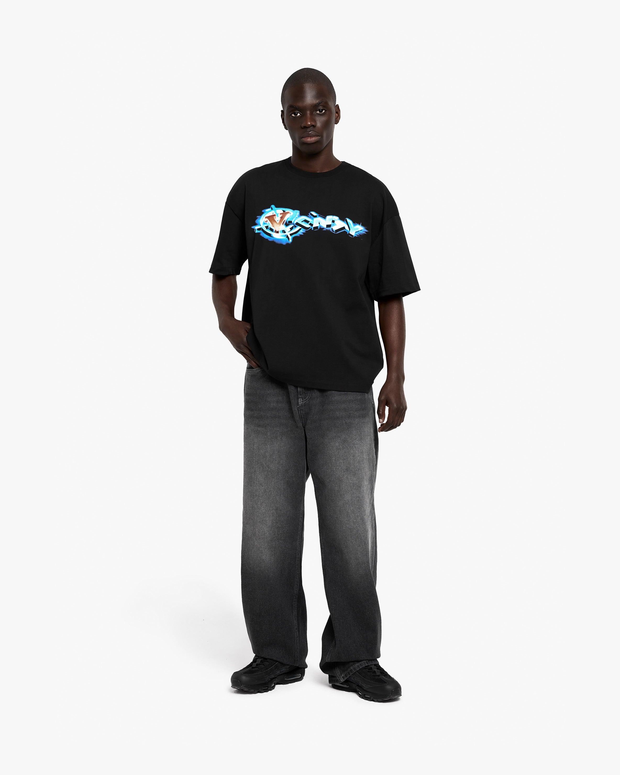 CHROME LOGO TEE BLACK - Image 7