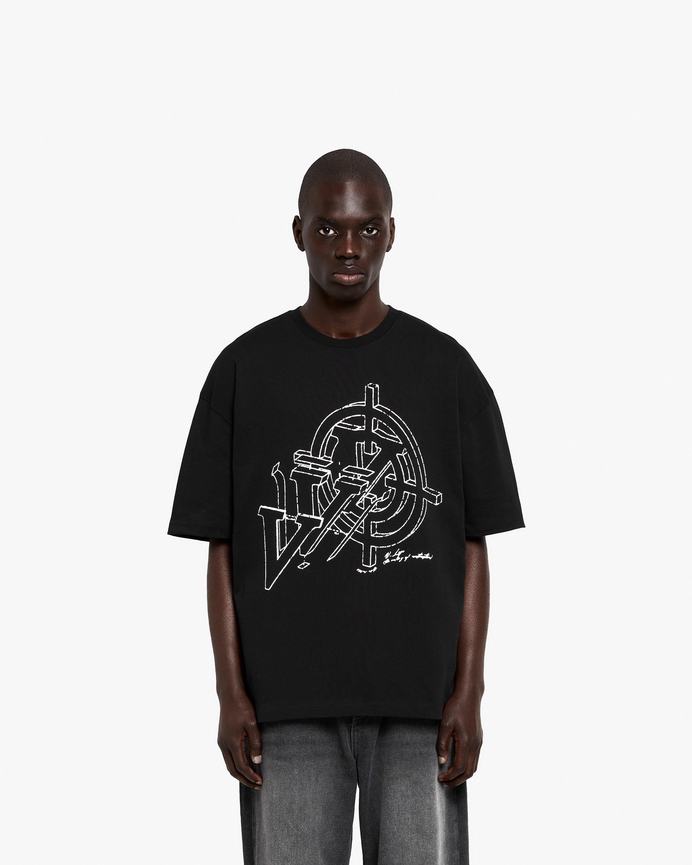 CONSTRUCTION LOGO TEE BLACK - Image 2
