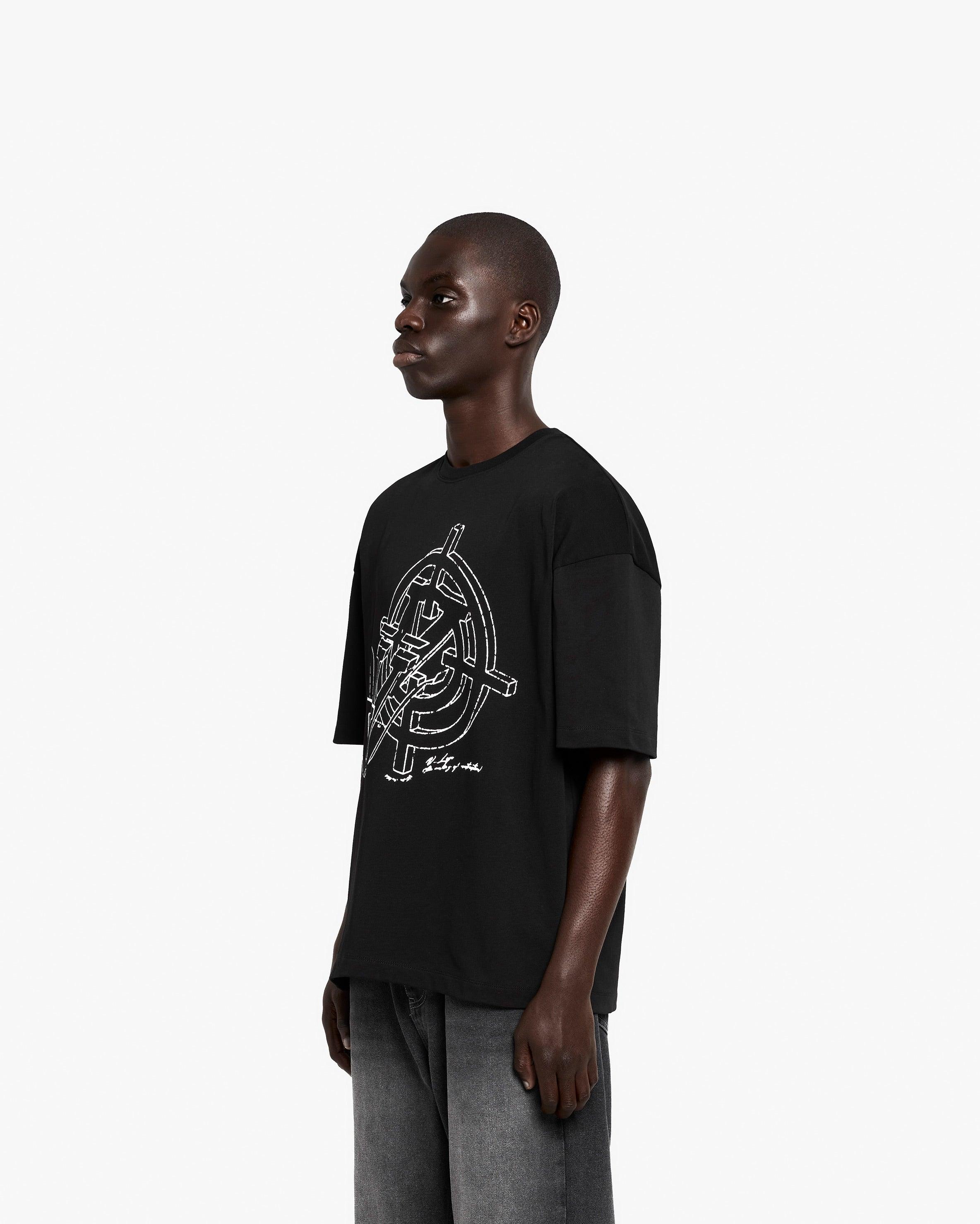 CONSTRUCTION LOGO TEE BLACK - Image 3
