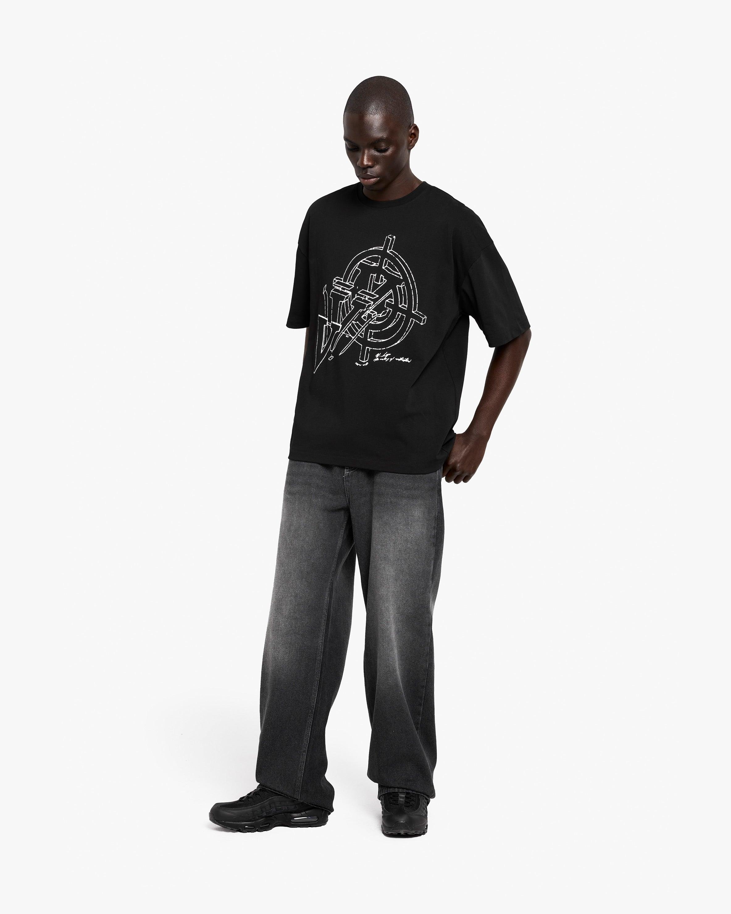 CONSTRUCTION LOGO TEE BLACK - Image 8