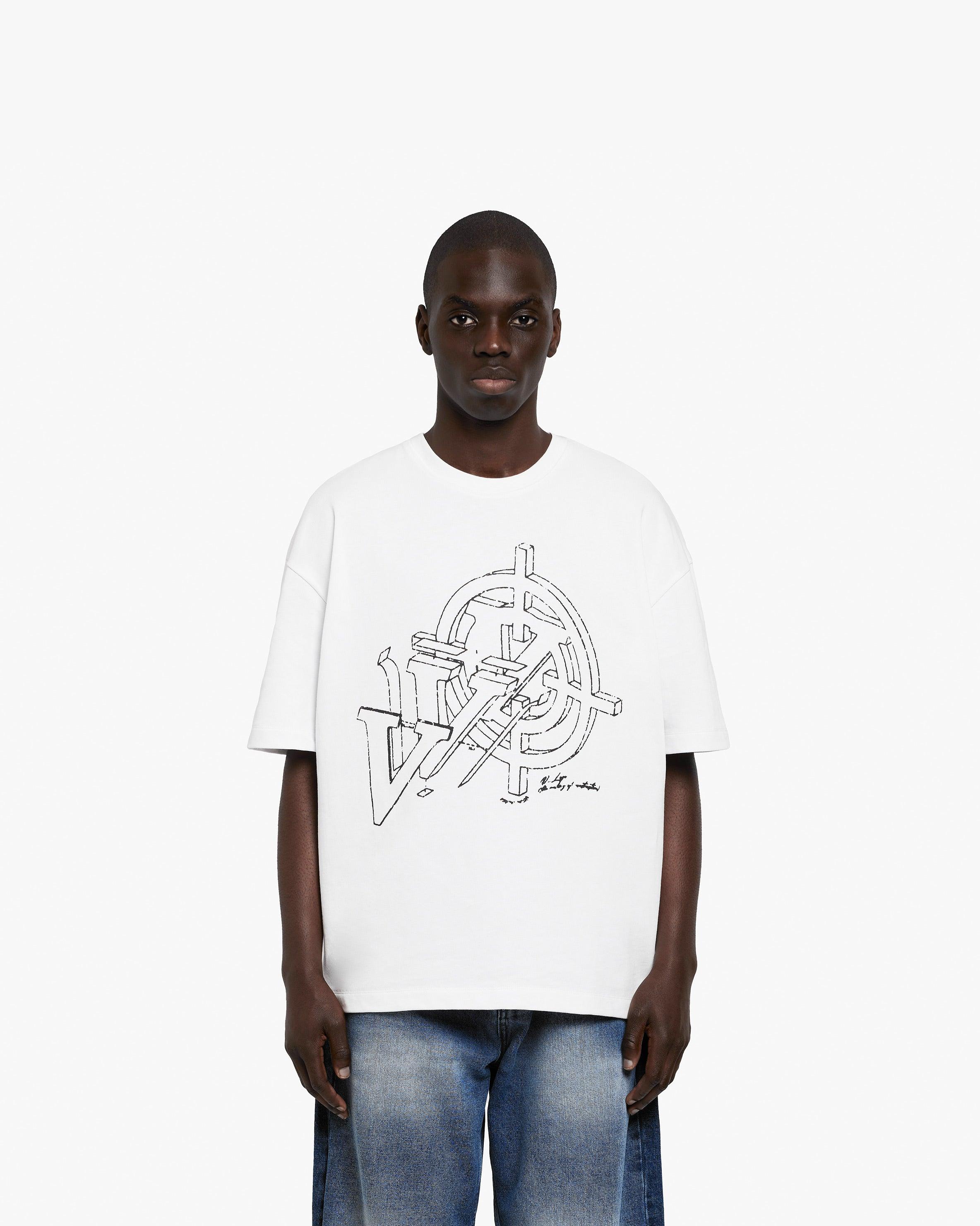 CONSTRUCTION LOGO TEE WHITE - Image 2