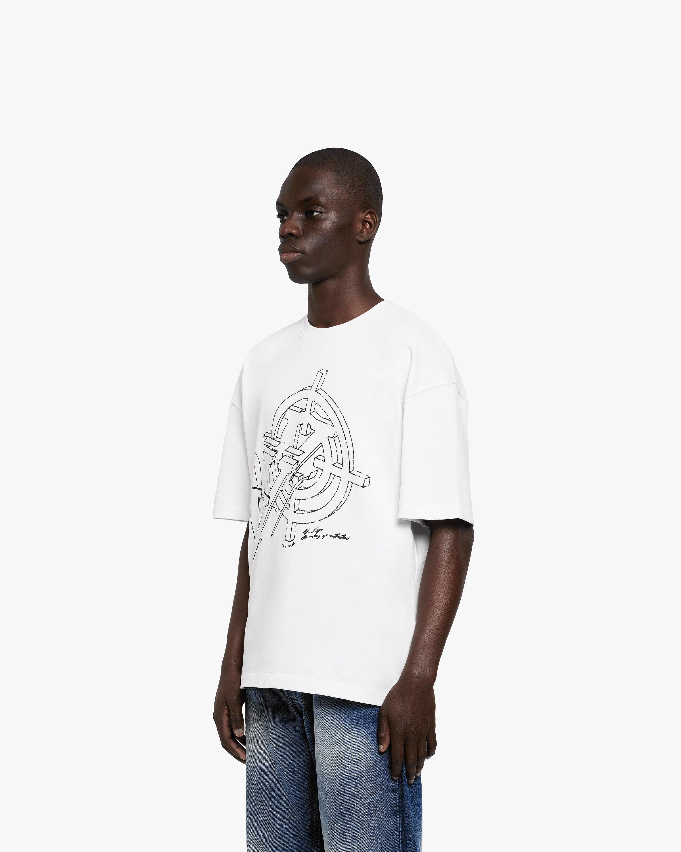 CONSTRUCTION LOGO TEE WHITE - Image 3