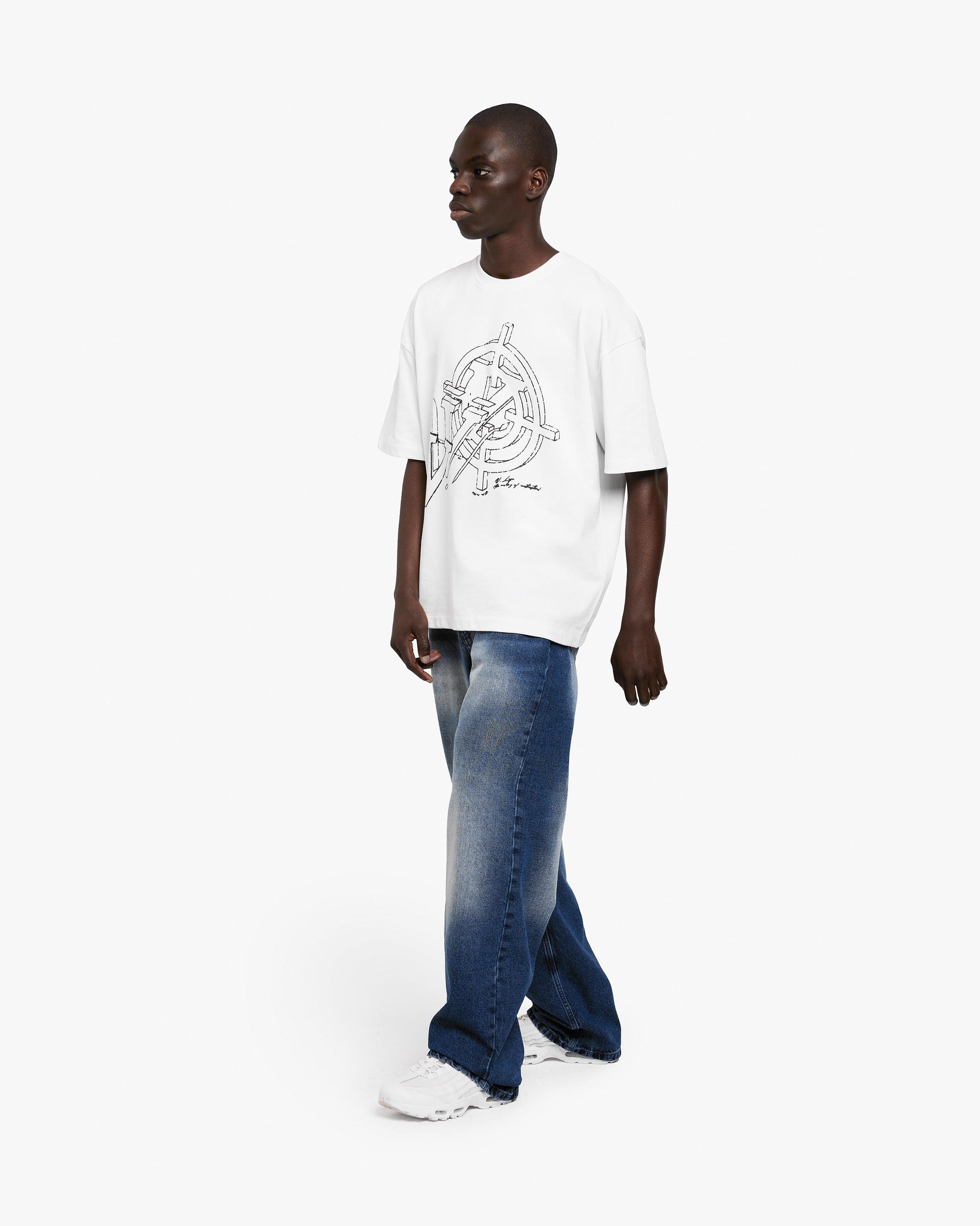 CONSTRUCTION LOGO TEE WHITE - Image 7