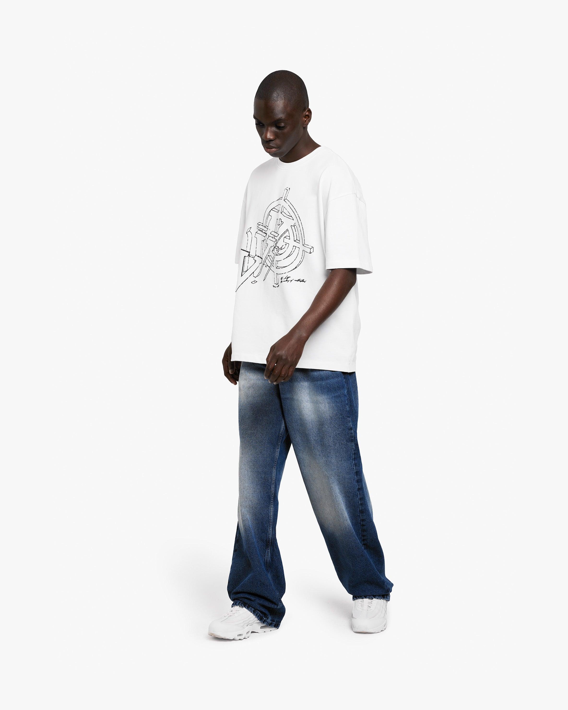 CONSTRUCTION LOGO TEE WHITE - Image 8