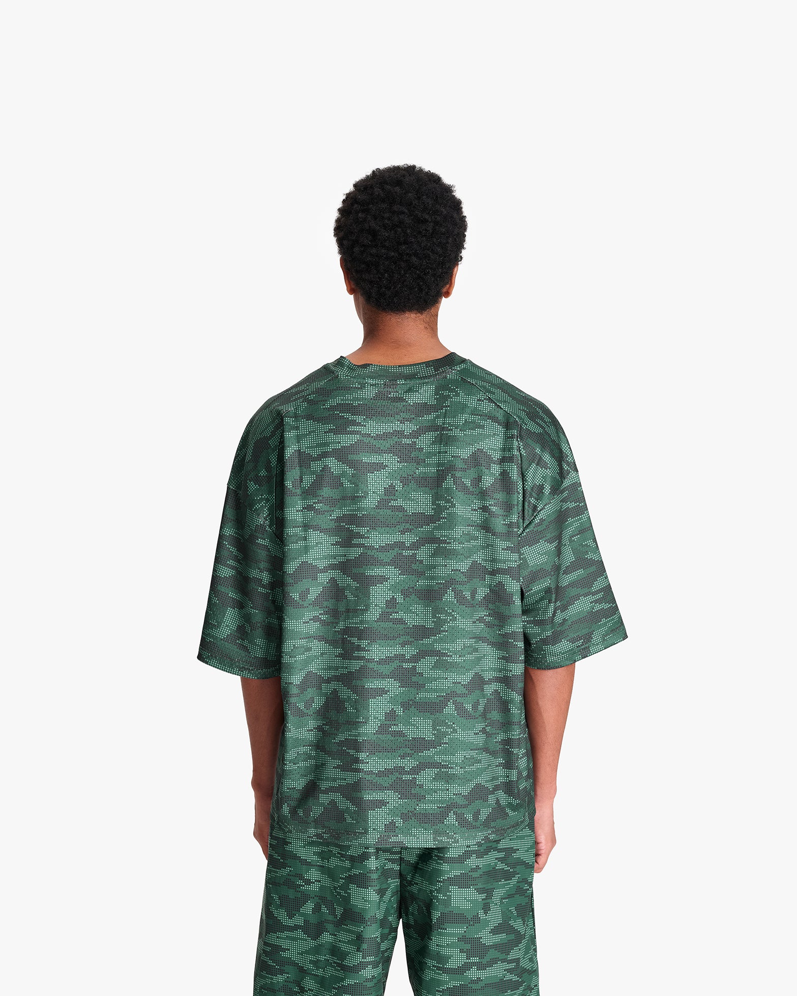 MESH JERSEY DOTTED CAMO GREEN - Image 6