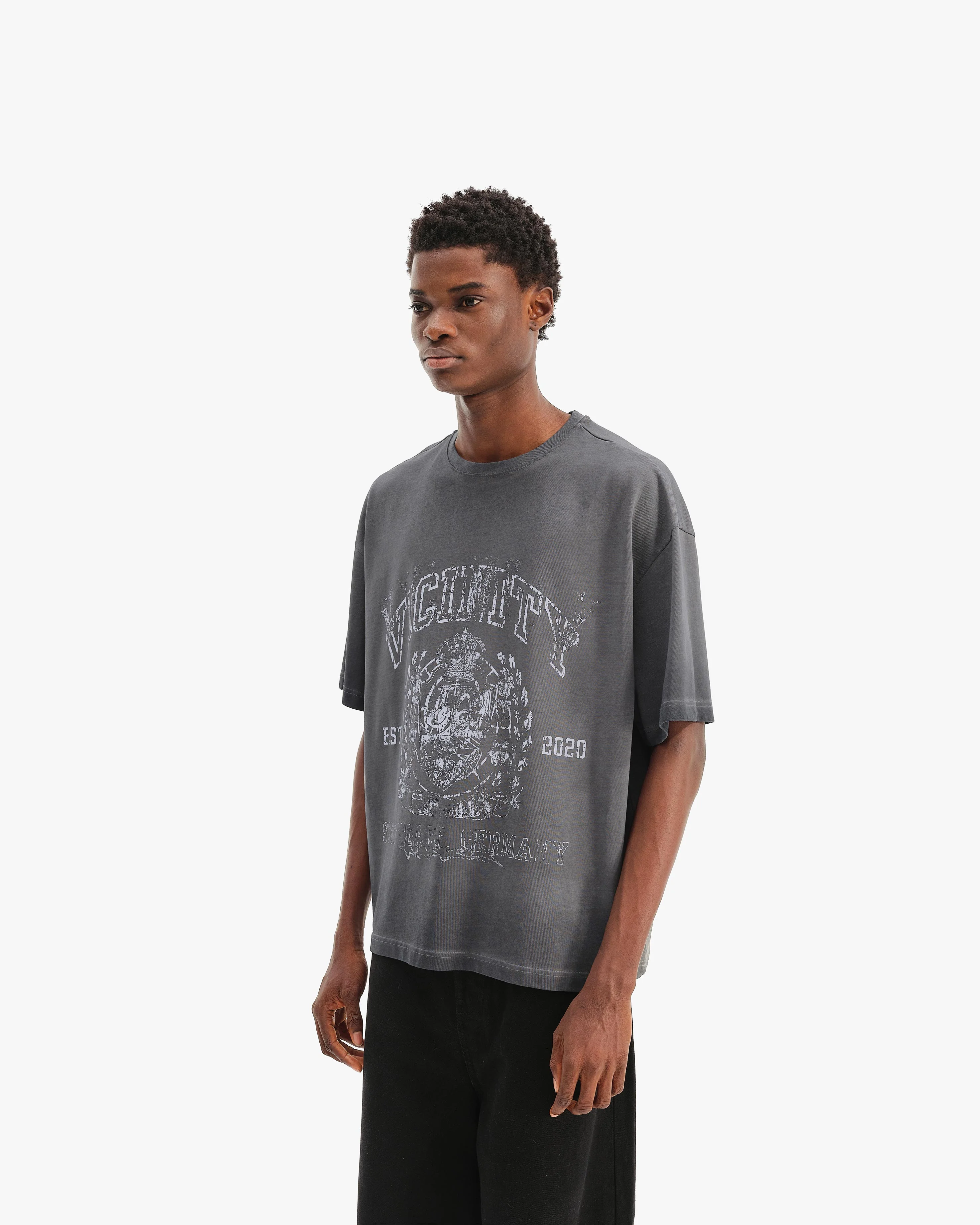 EMBLEM TEE ANTHRACITE - Image 4