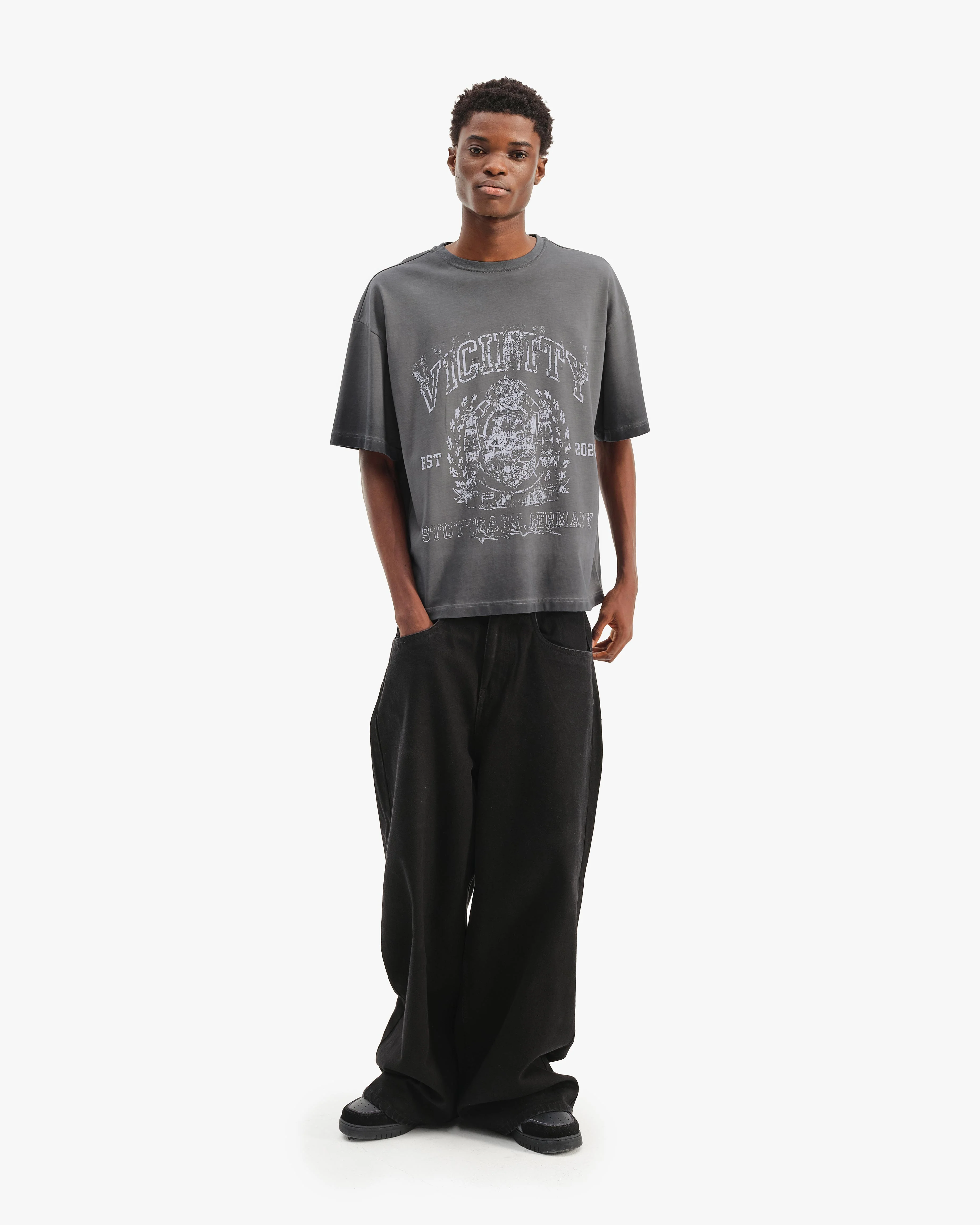 EMBLEM TEE ANTHRACITE - Image 8