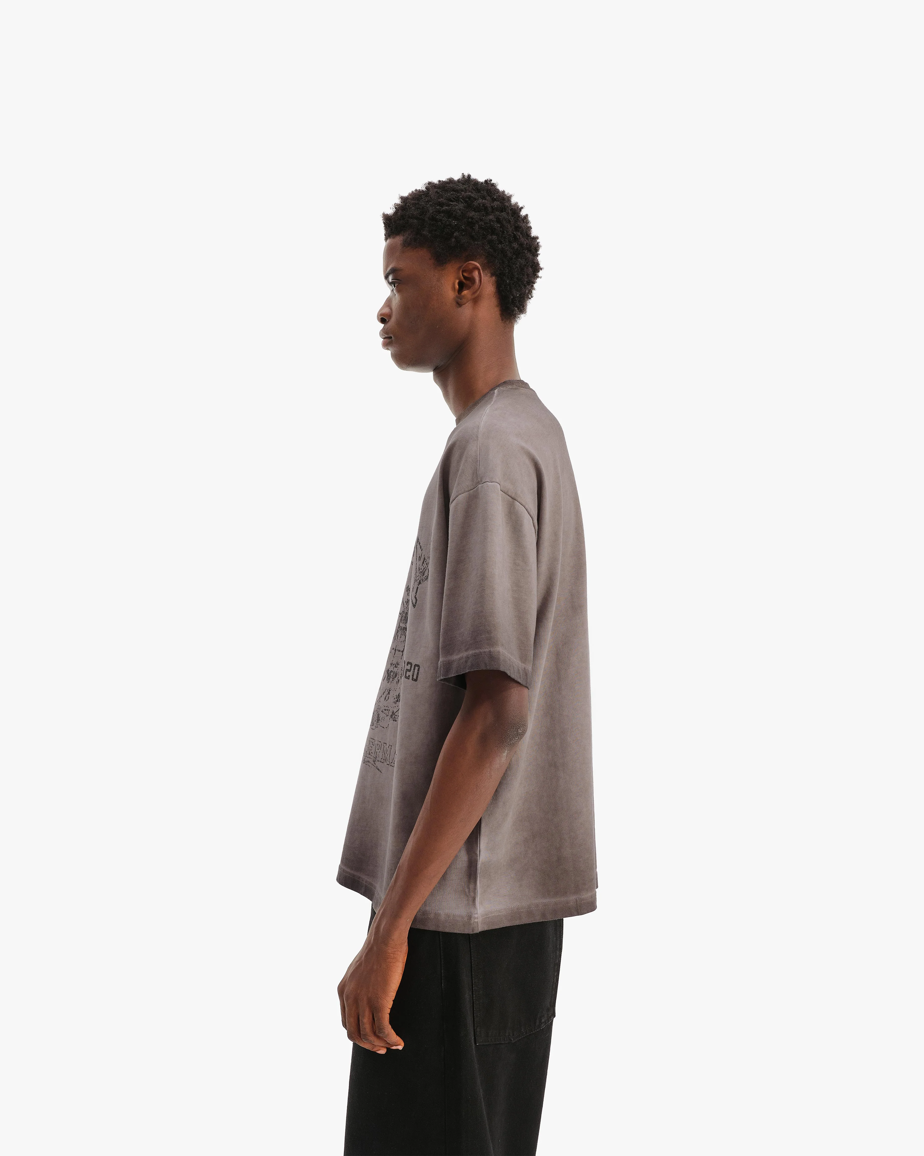 EMBLEM TEE BROWN - Image 5