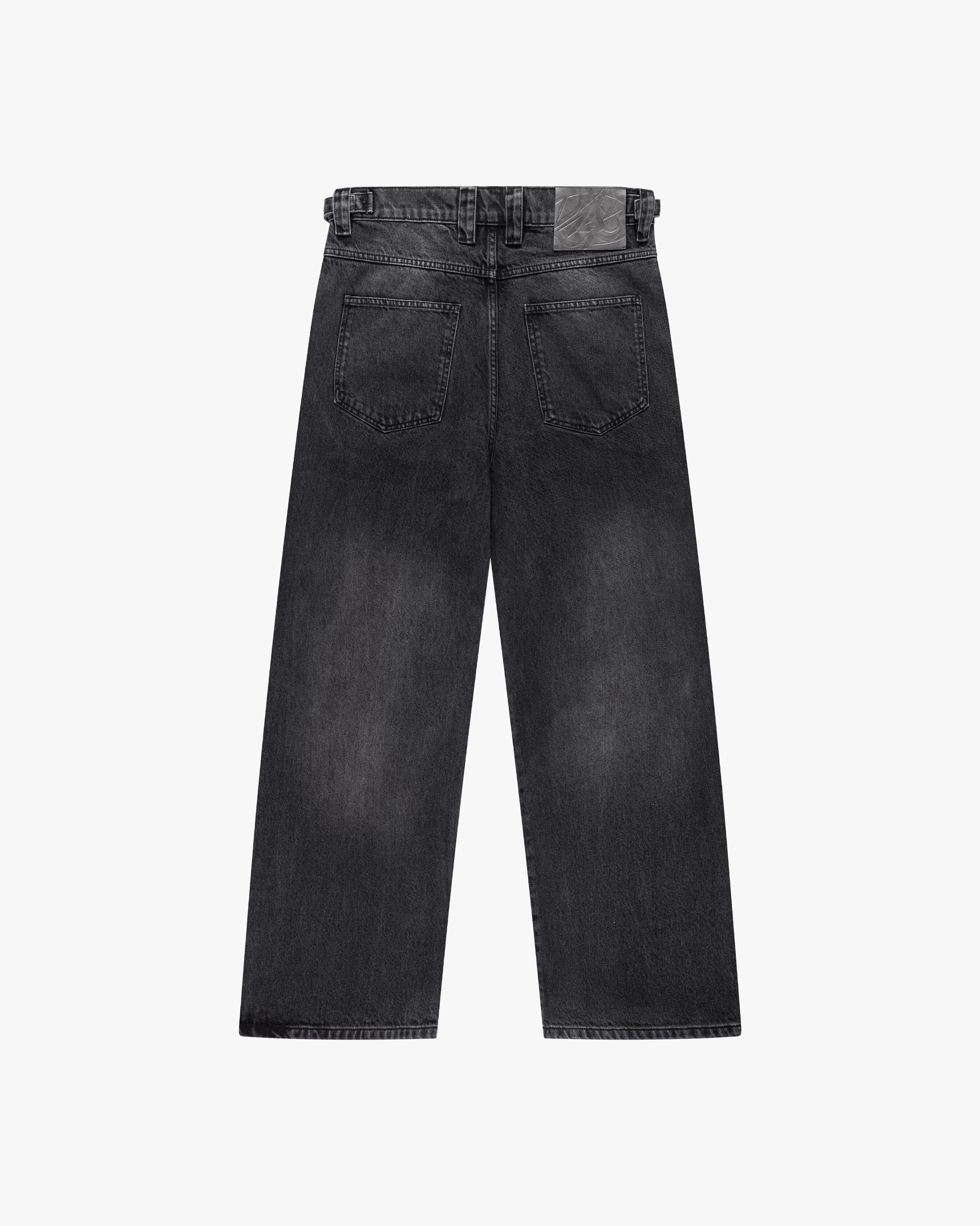 EMBOSSED SCRIPT LOGO DENIM BLACK - Image 2