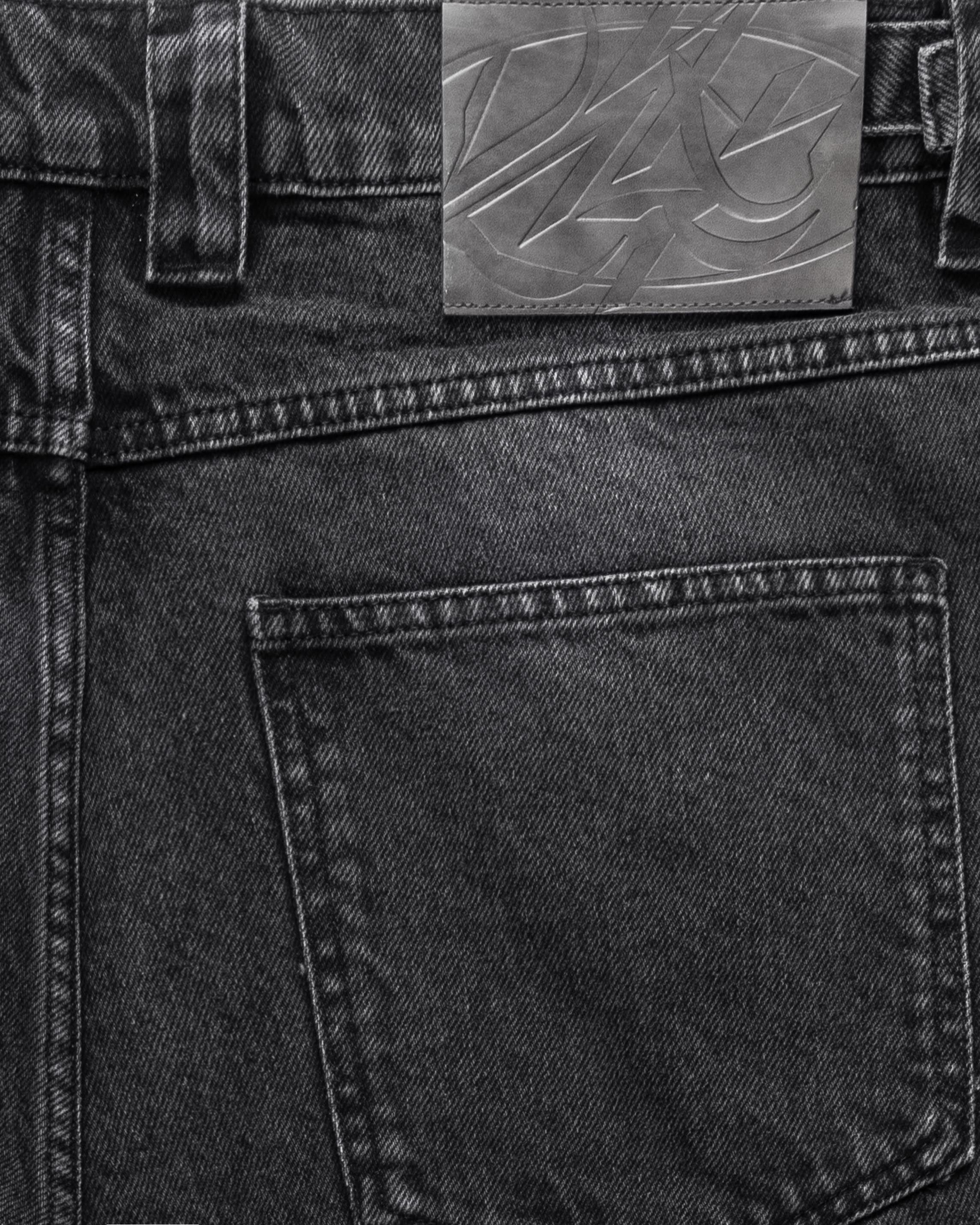 EMBOSSED SCRIPT LOGO DENIM BLACK - Image 4