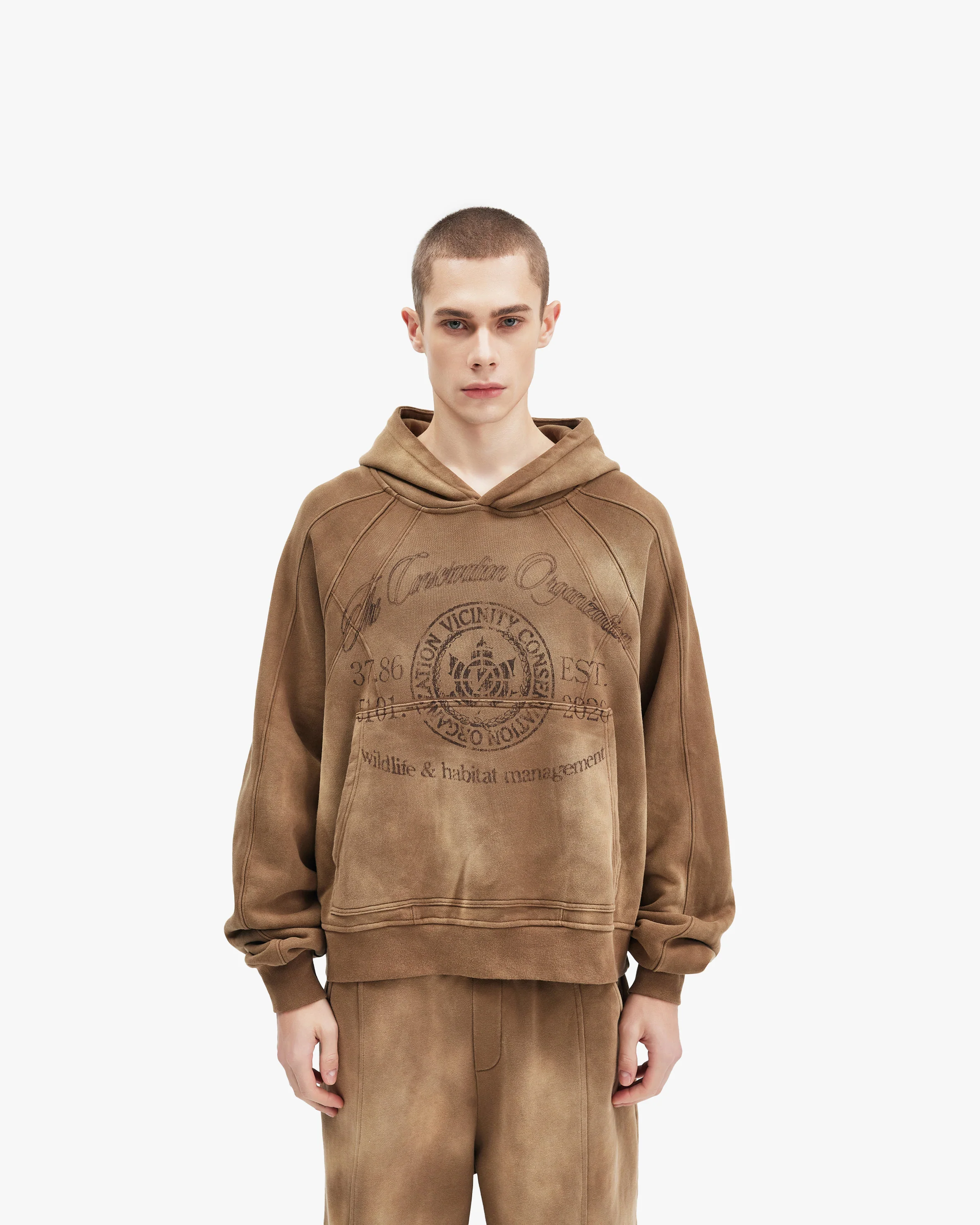 EXPLORER HOODIE BEIGE - Image 2
