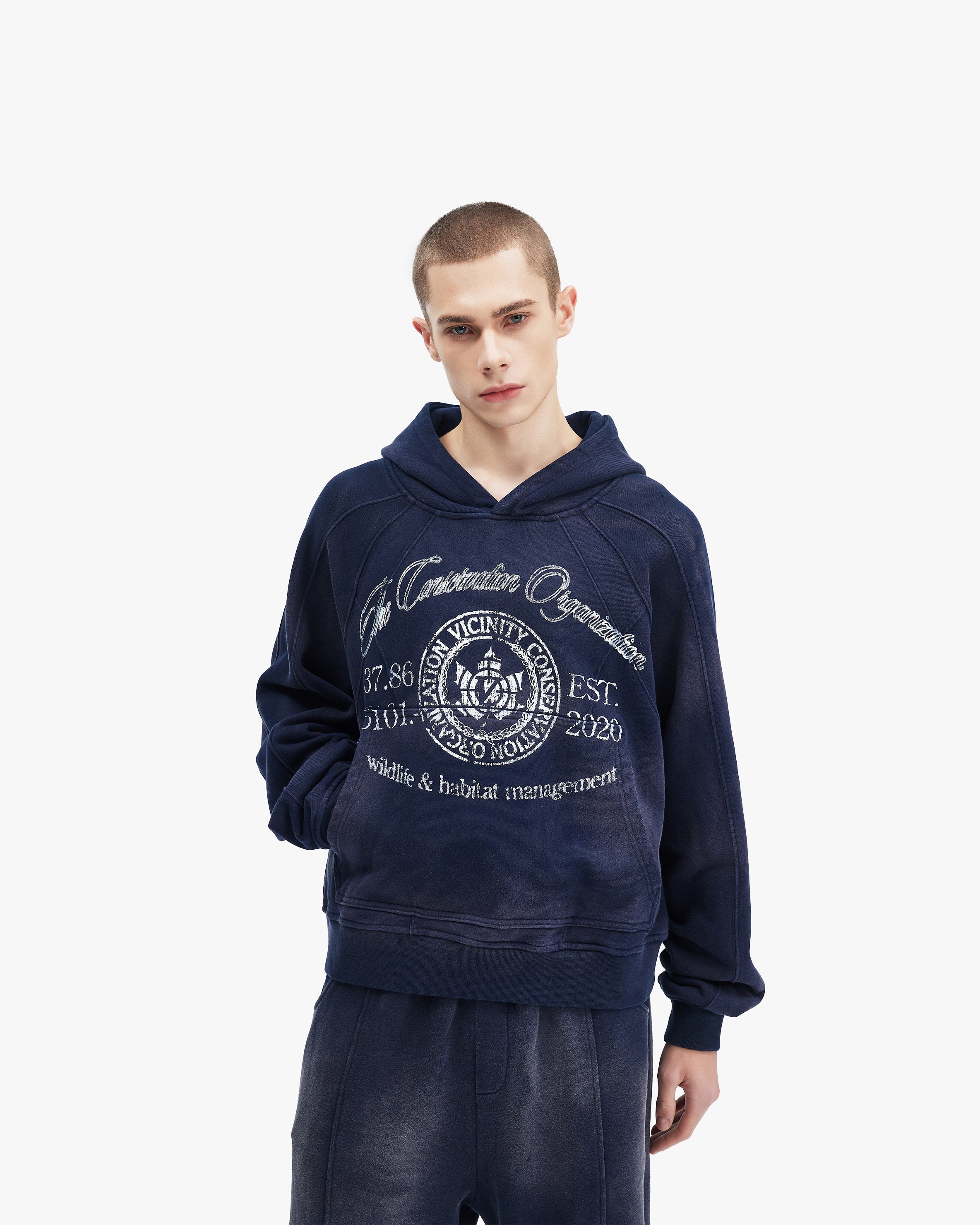 EXPLORER HOODIE NAVY - Image 6