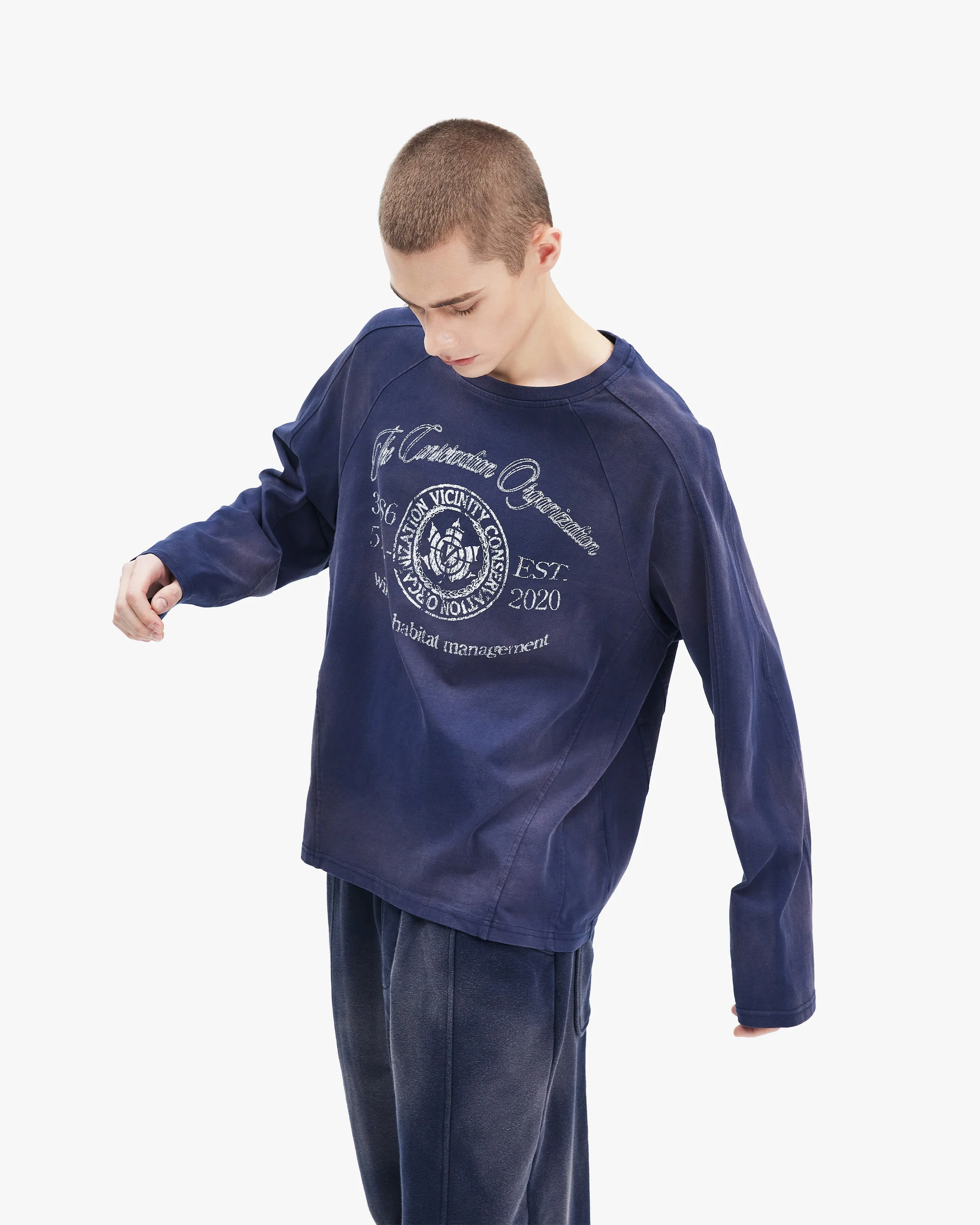 EXPLORER LONGSLEEVE NAVY - Image 7