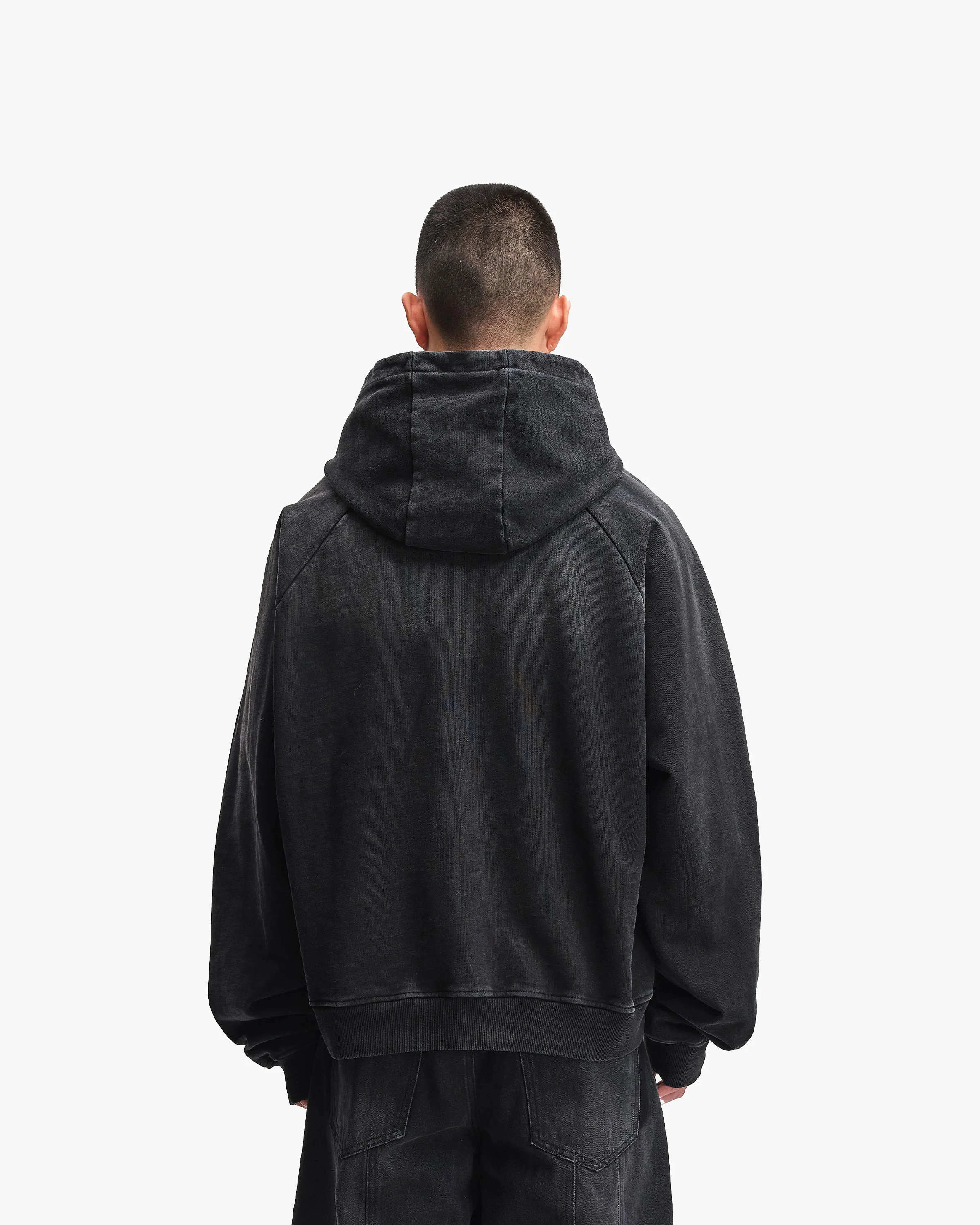 GALLERY HOODIE WASHED BLACK - Image 6