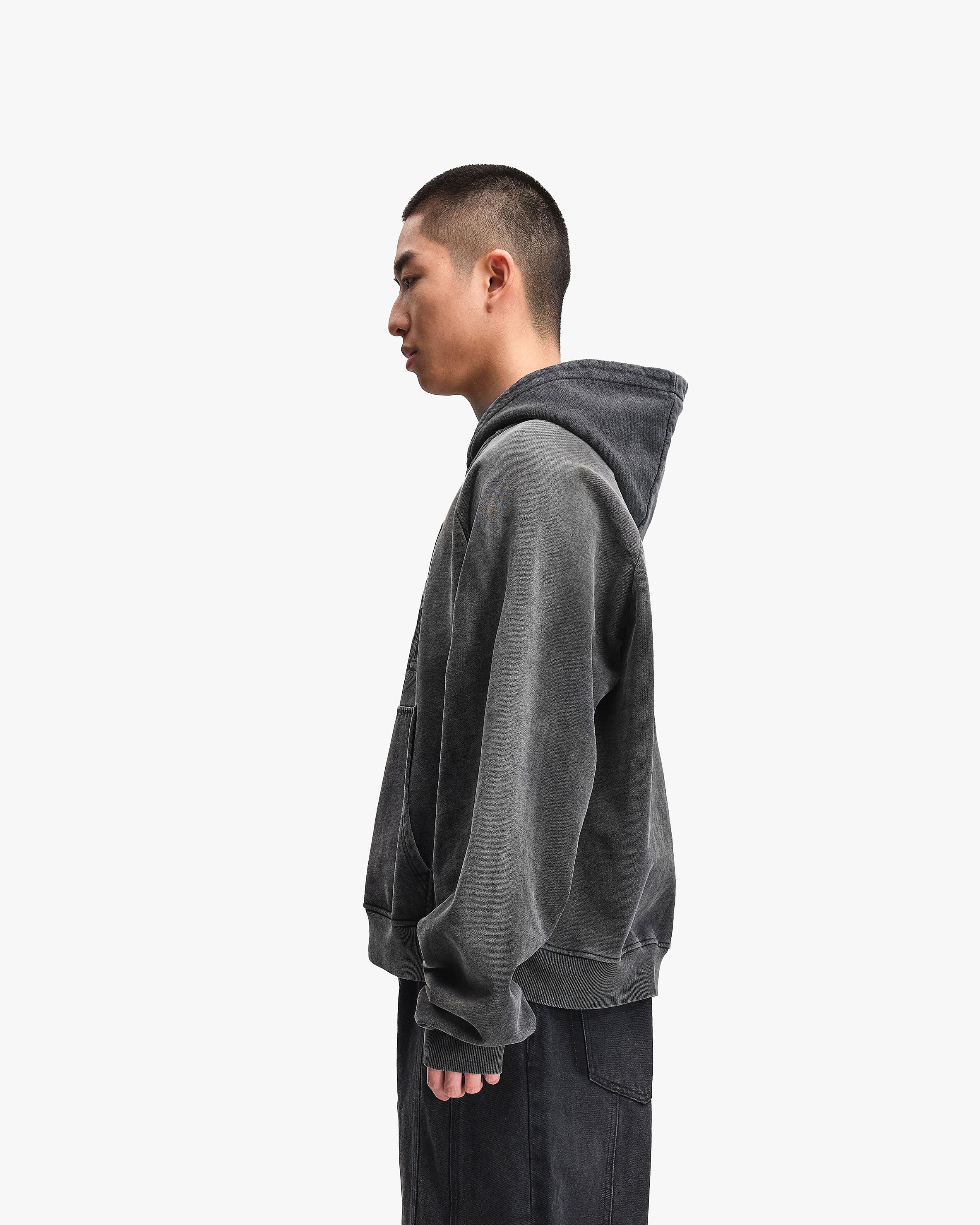 GALLERY HOODIE WASHED GREY - Image 7