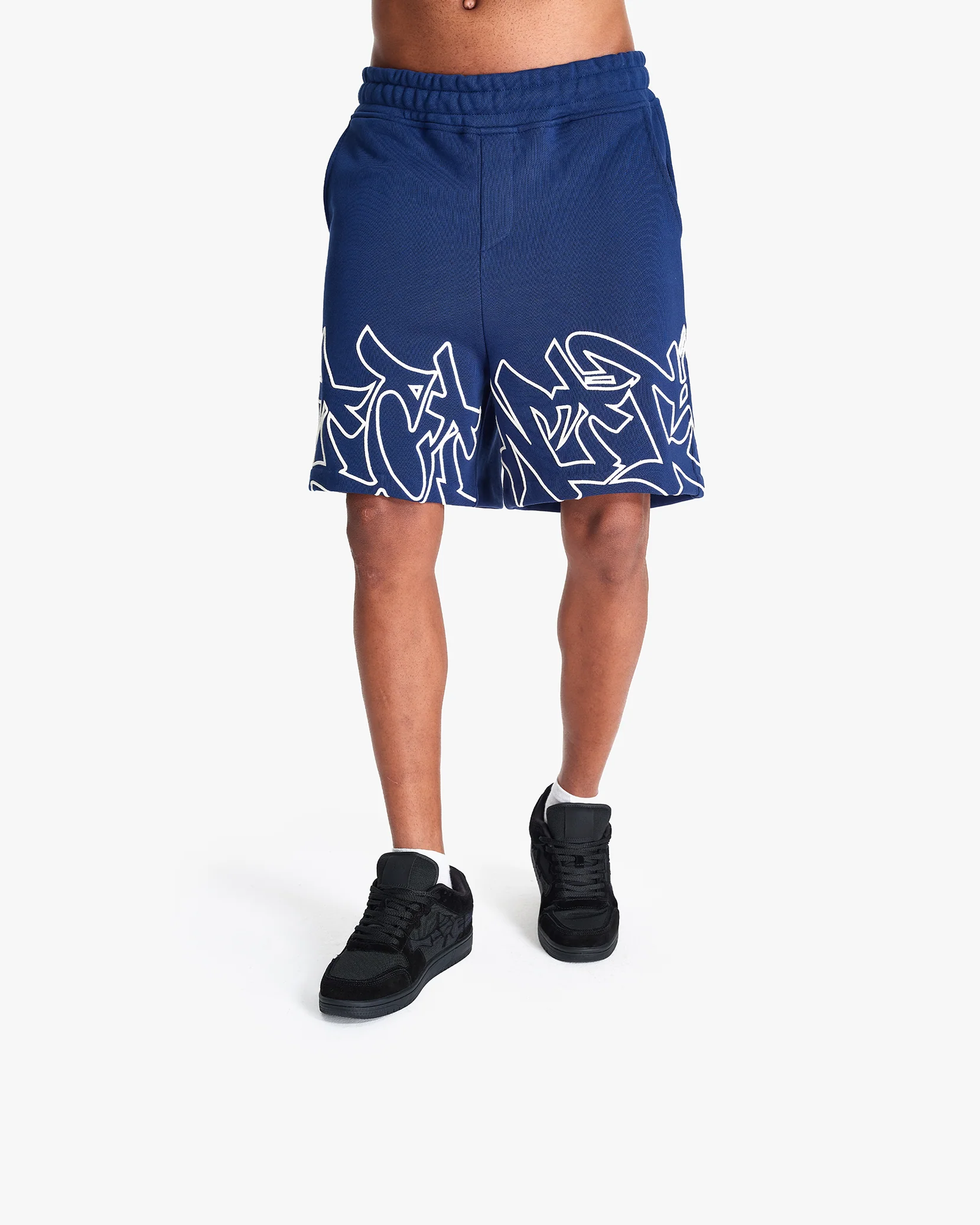 GRAFFITI SHORTS BLUE - Image 8