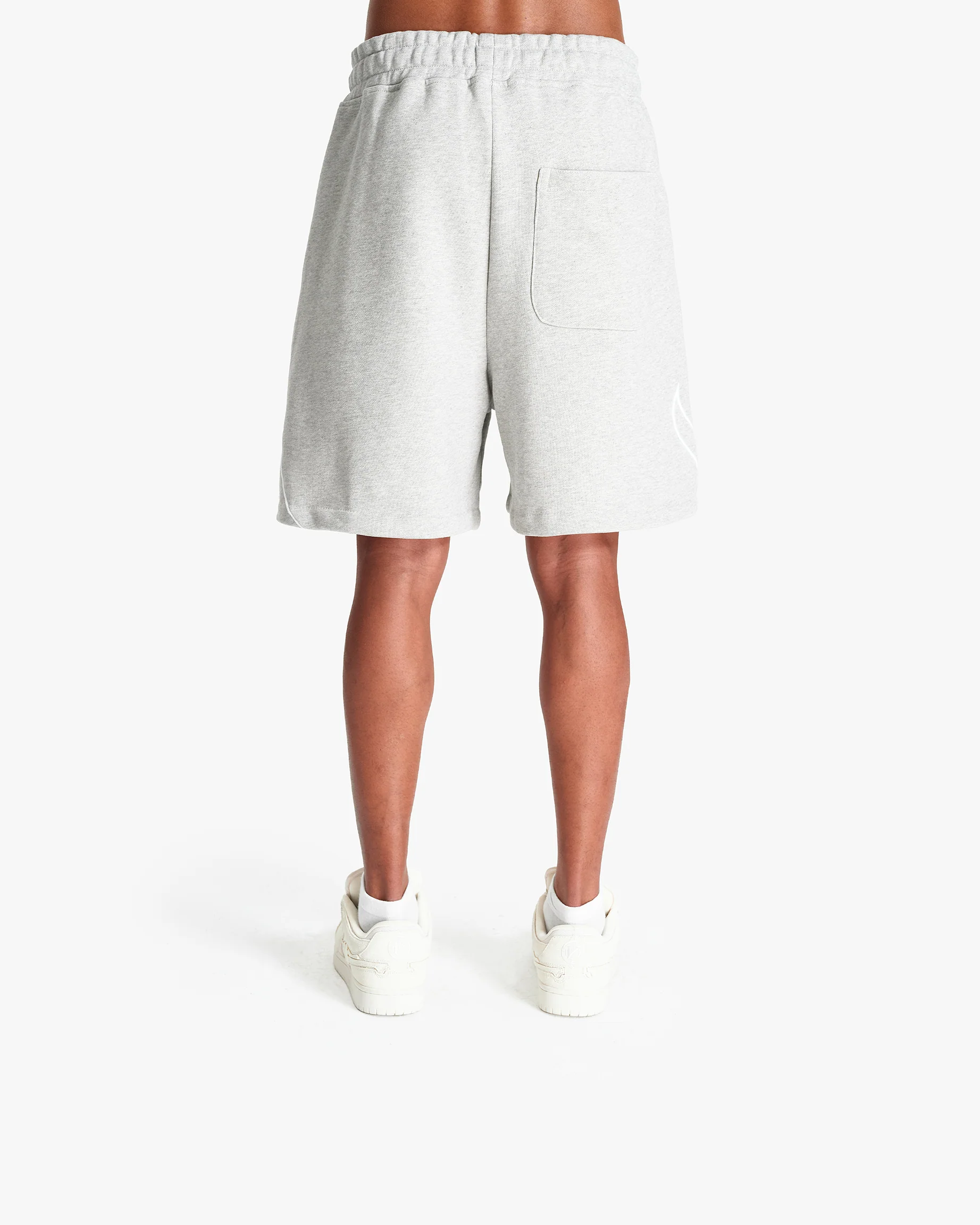 GRAFFITI SHORTS GREY MELANGE - Image 6
