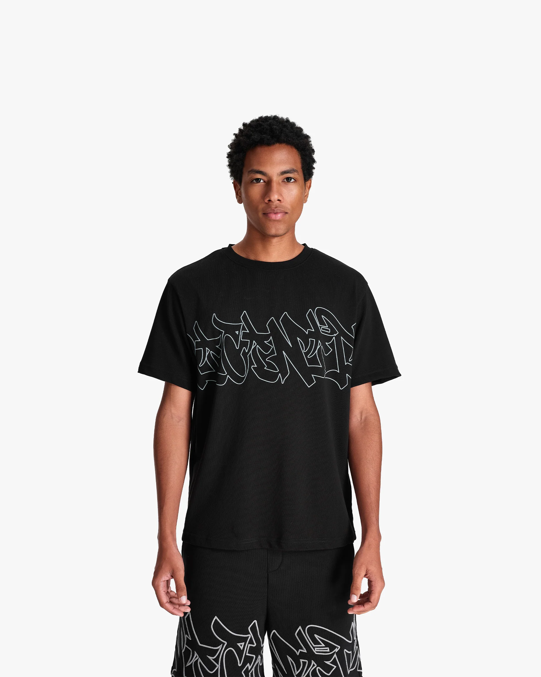 GRAFFITI TEE BLACK - Image 3