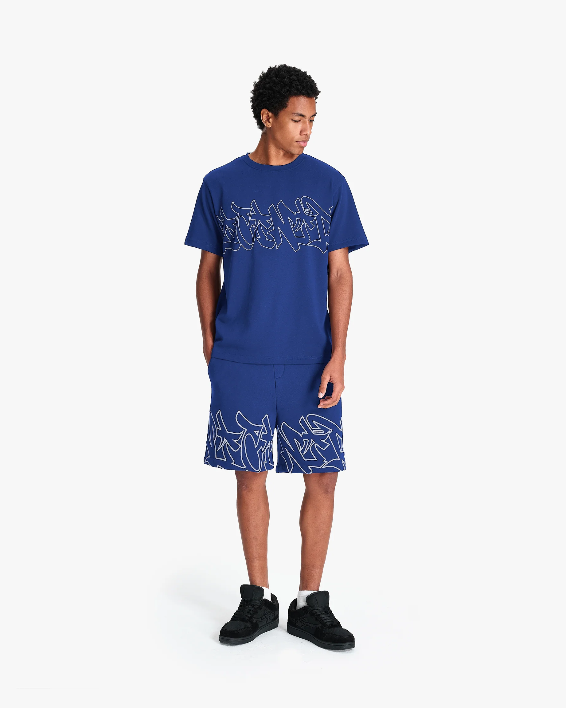 GRAFFITI TEE BLUE - Image 7