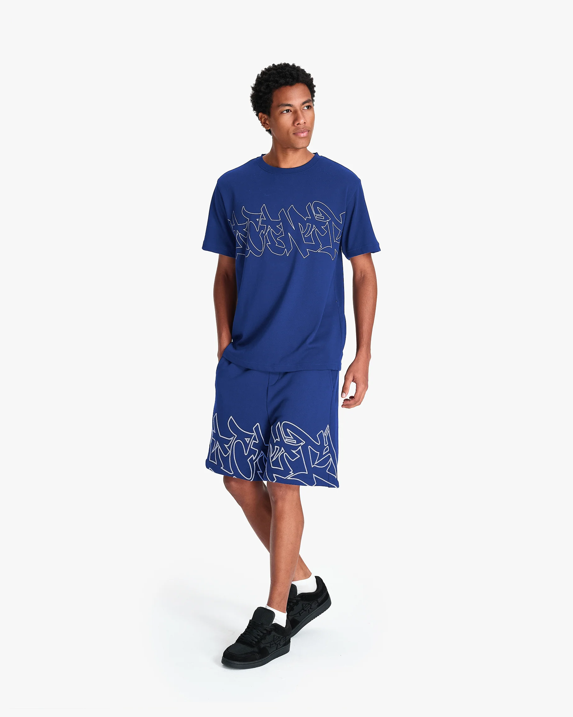 GRAFFITI TEE BLUE - Image 8