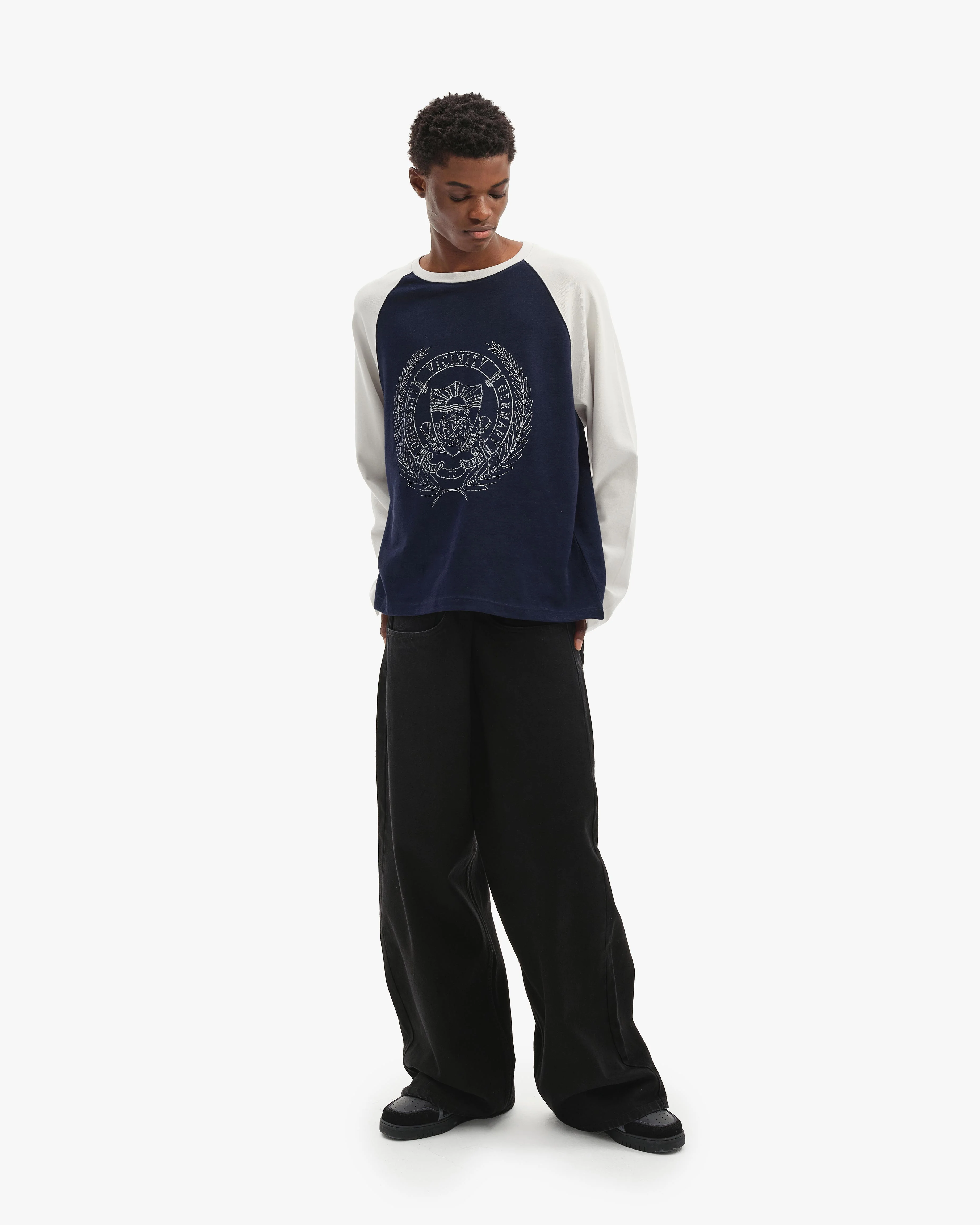 HALL OF FAME LONGSLEEVE BLUE/GREY - Image 8