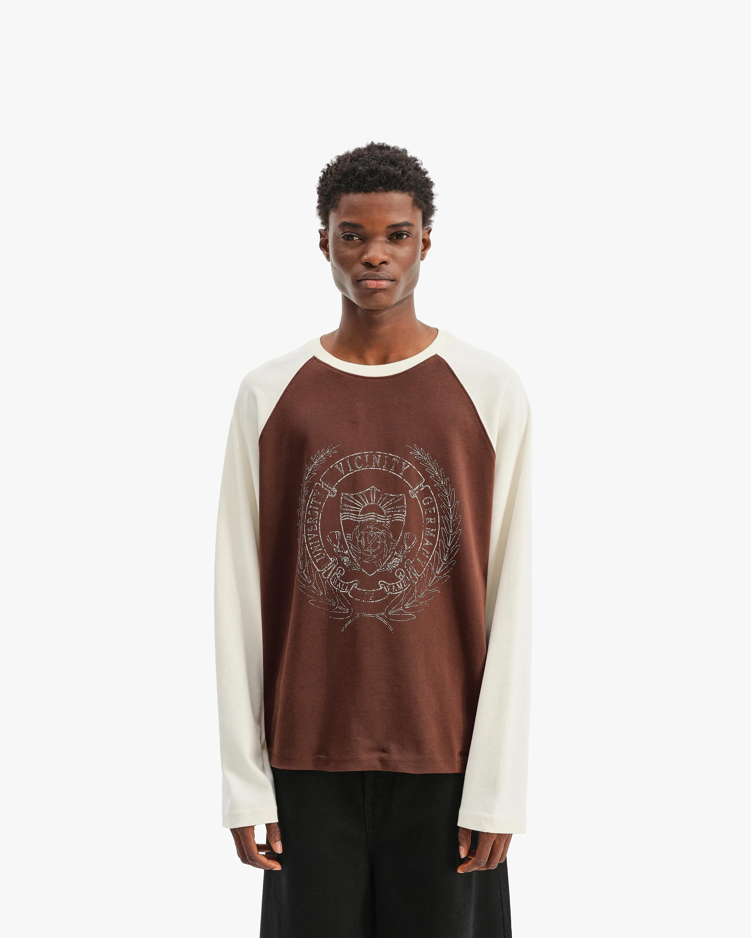 HALL OF FAME LONGSLEEVE BROWN/CREAM - Image 3